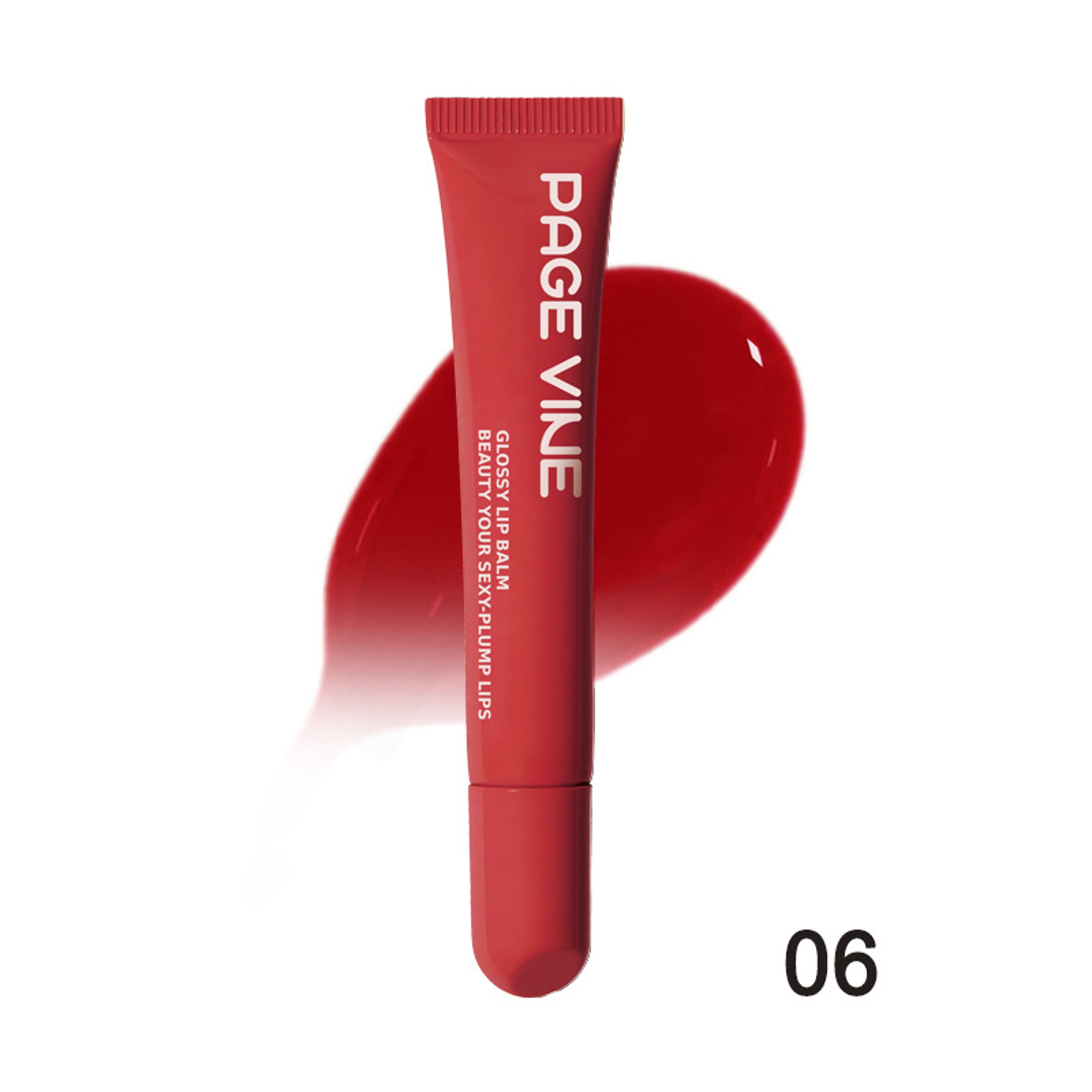 Hydrating Raspberry Jelly Lip Gloss Moisturizer Transparent Lipstick Shine 9
