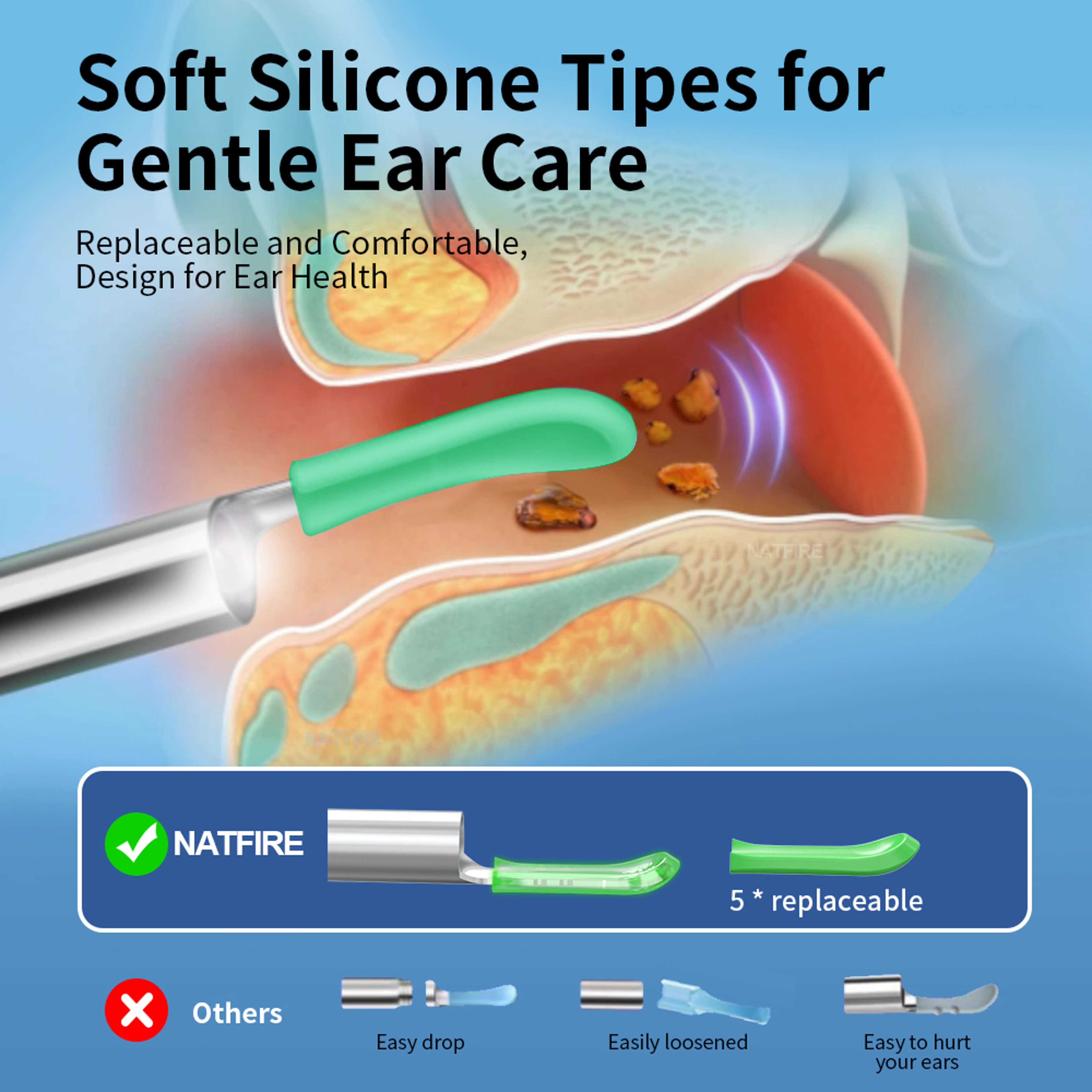 Wireless Ear Cleaner With Camera USBC Charging Endoscope Wax Removal Tool 2