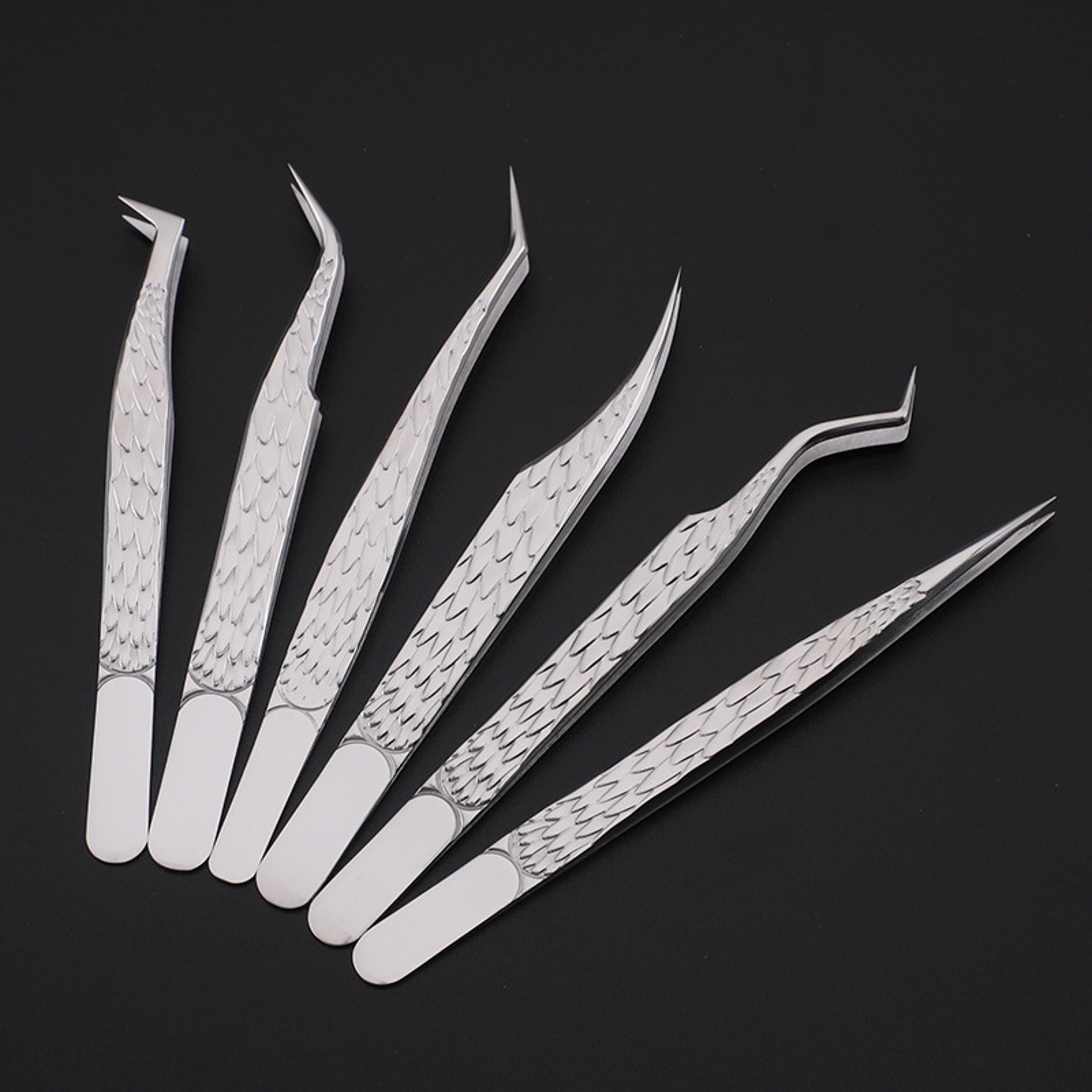 False Eyelash Tweezers Set For Eyelash Extensions Eyebrow Styling Professional Kit For Makeup Nail  2