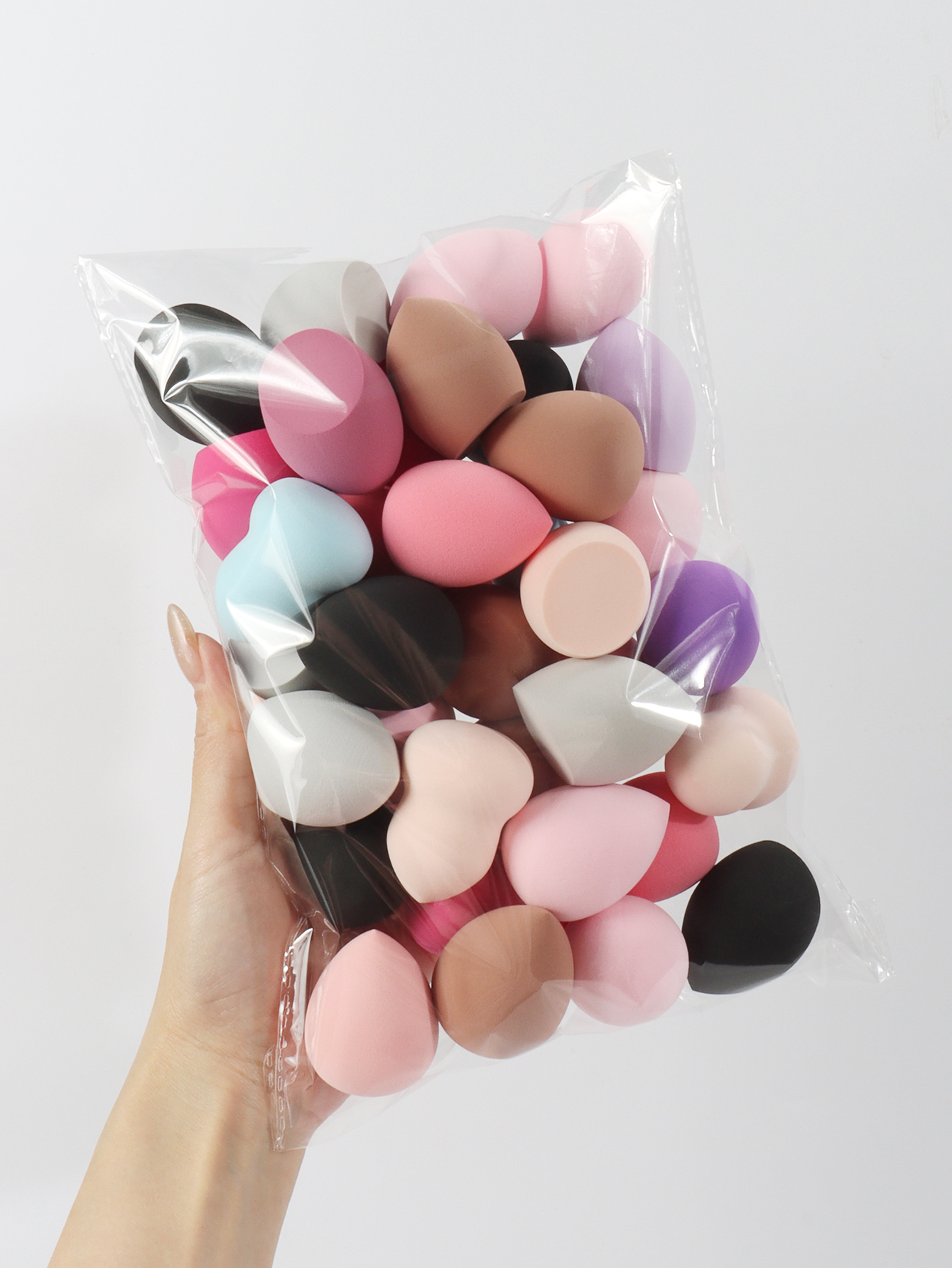 Beauty Sponge for Liquid, Cream Powder Makeup Application Random Color Shape – view 1