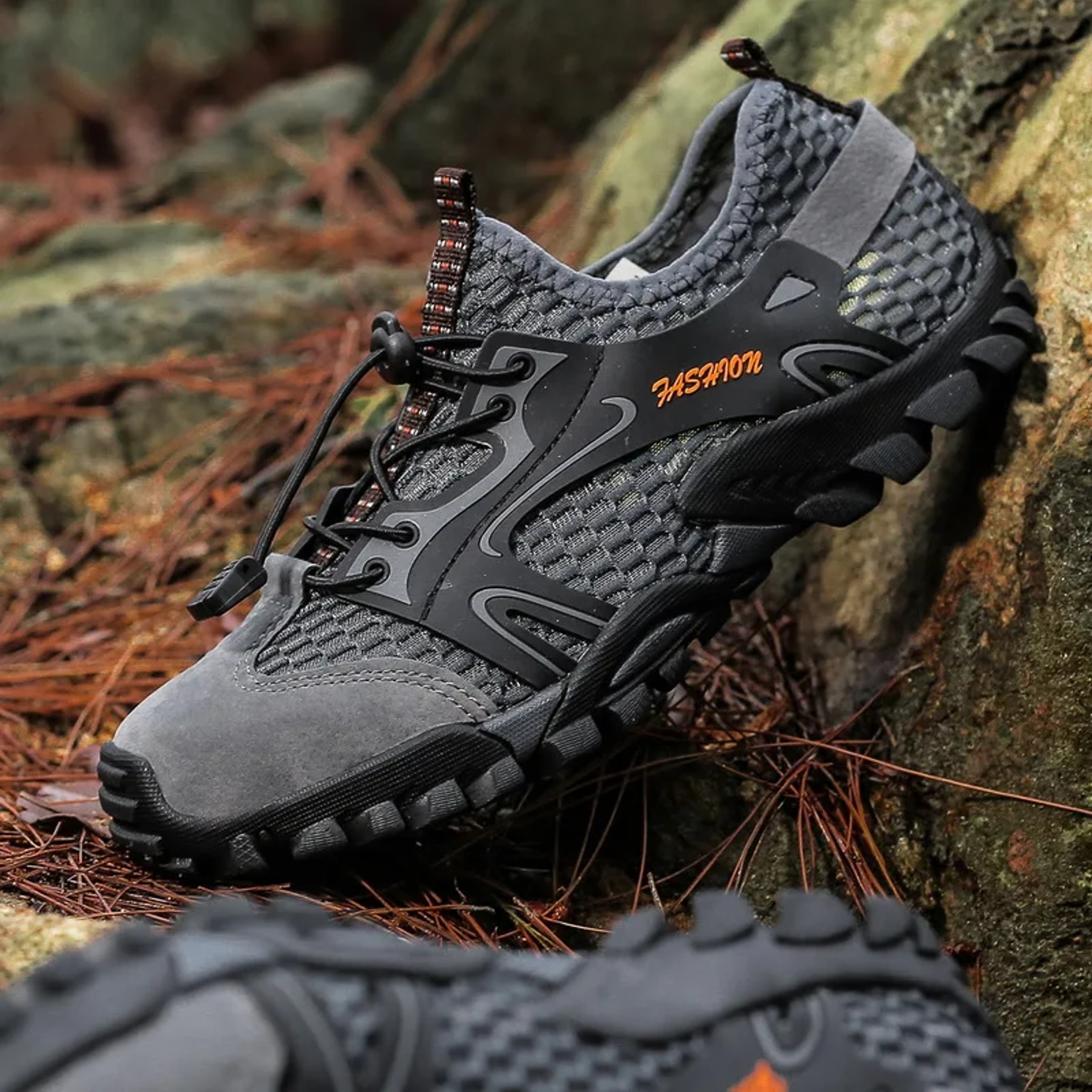 Wear-resistant Hiking Shoes for Men Outdoor Trekking Sneakers, Anti-Slip Durable Jogging Footwear – view 4