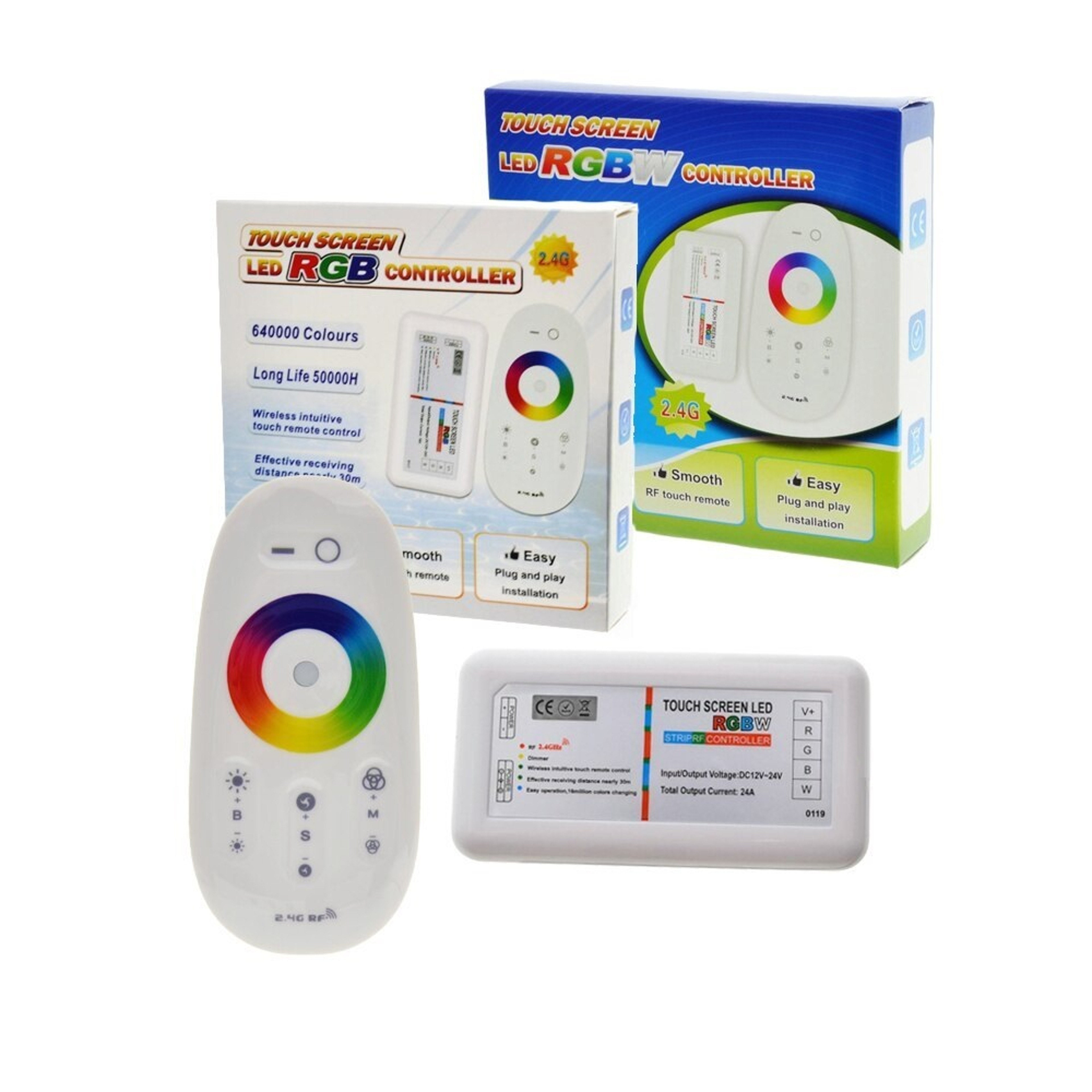 Wireless LED Strip Controller With Touch Remote Dimmer For Custom Lighting 1