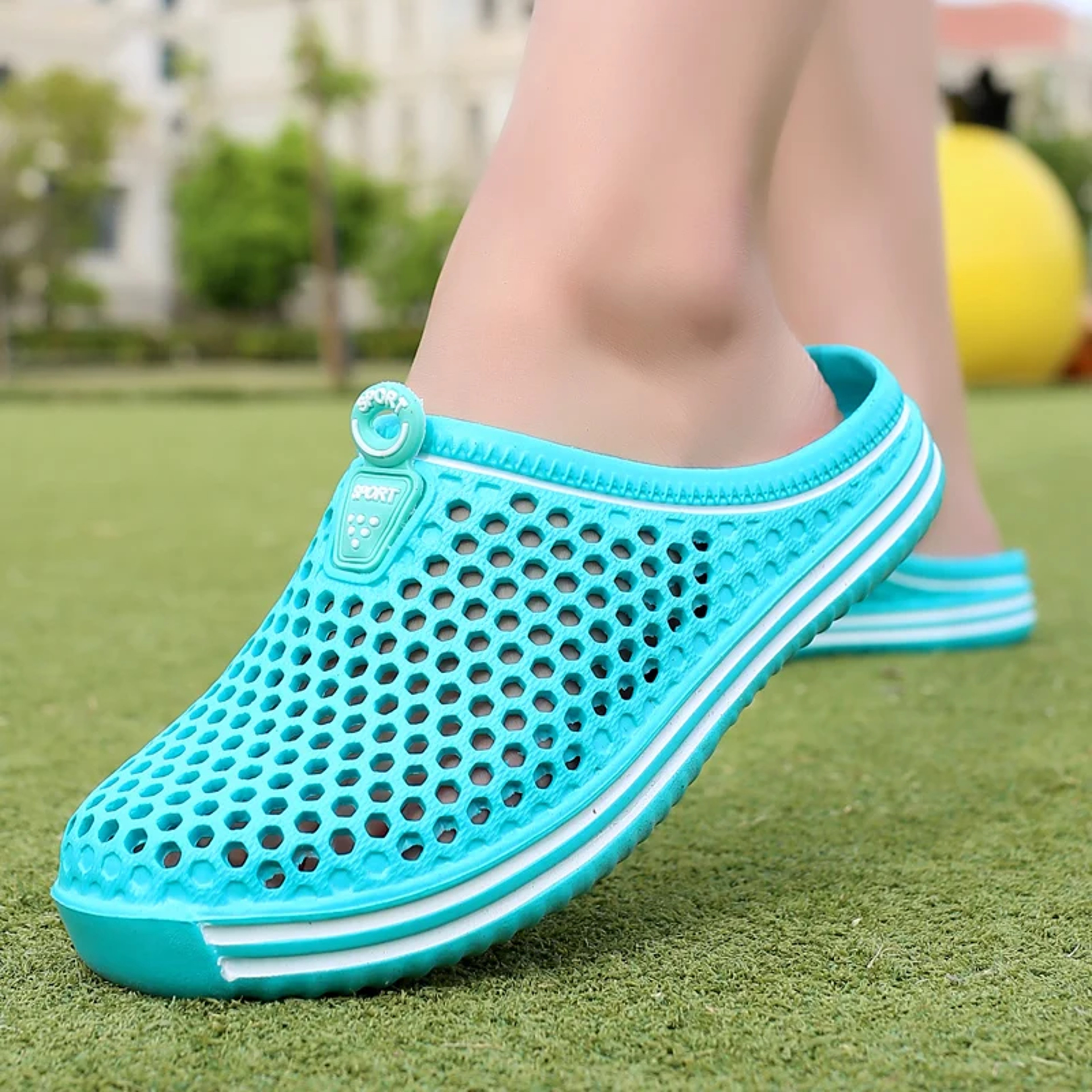 Comfortable Men Pool Sandals Summer Outdoor Beach Shoes Slip-On Garden Clogs Water Shower Slippers Unisex Zapatos – view 4