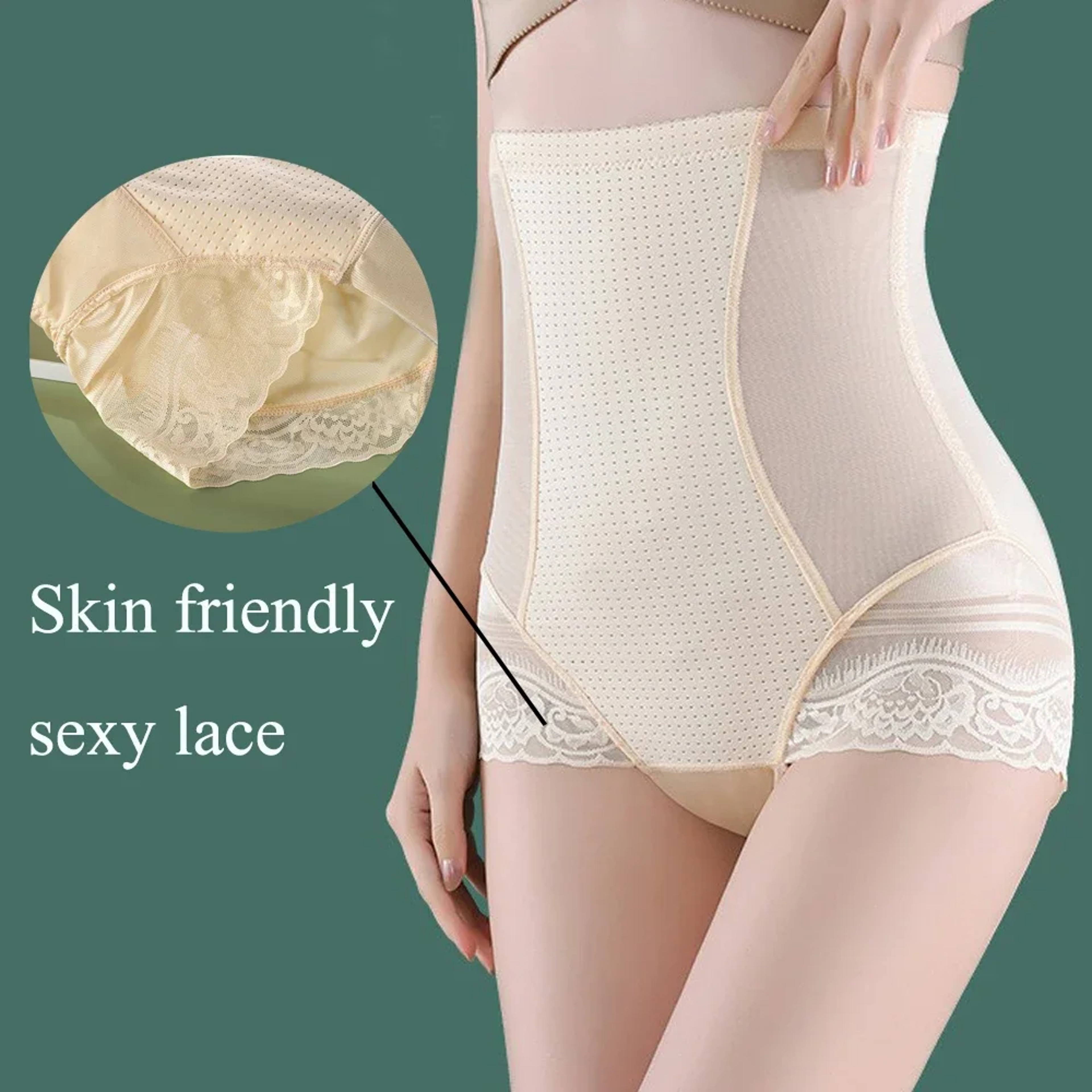 High Waist Tummy Control Body Shaper Shorts Slimming Compression Panties For Women 3