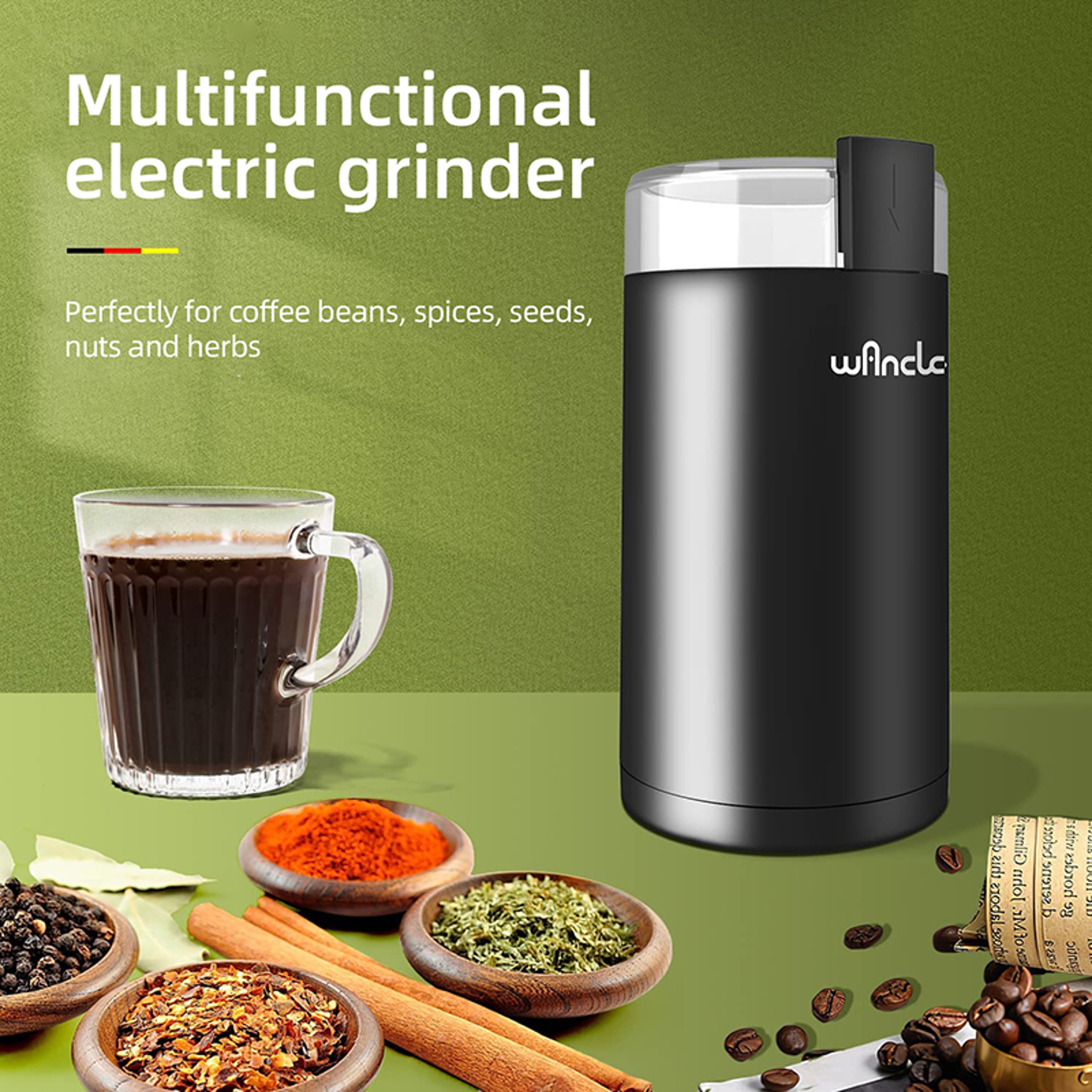 High-Power Multifunctional Coffee Grinder Machine for Home Kitchen – view 2