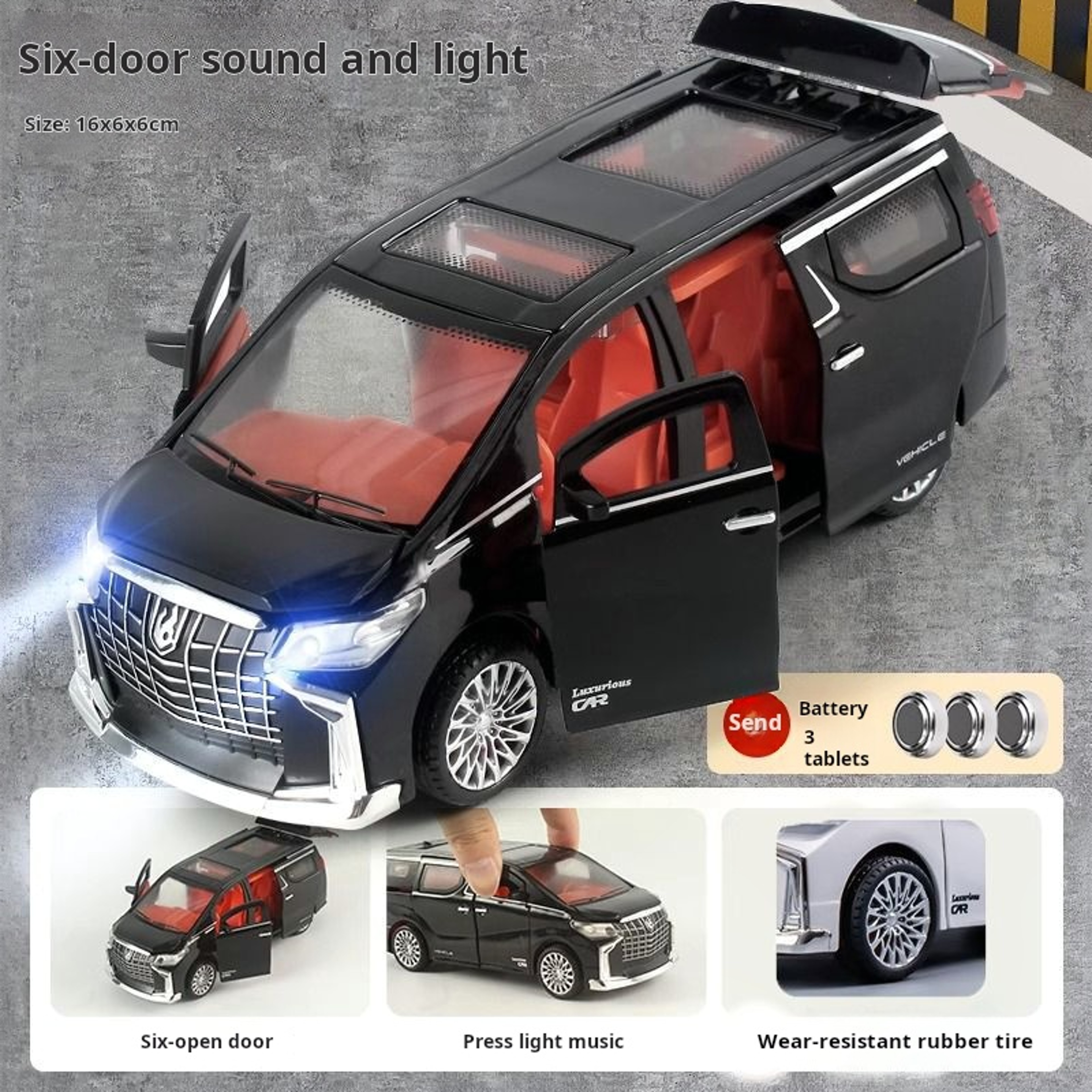 Mini Diecast Emergency Vehicle Model Set Ambulance, Fire Truck, and Police Car with Sound Light for Boys – view 10