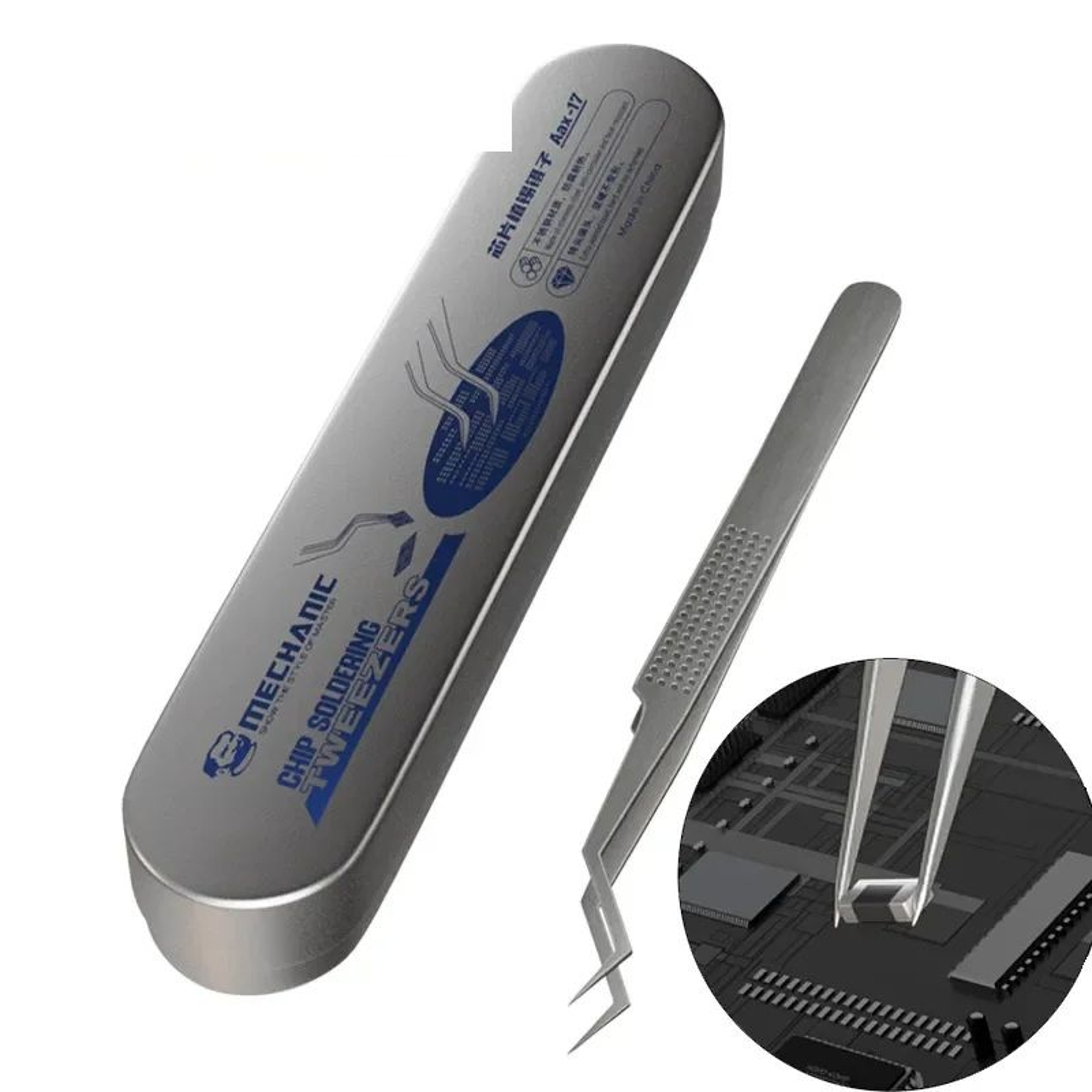 Mechanic Aax Precision Soldering Tweezers For Micro Electronics And PCB Repair 5