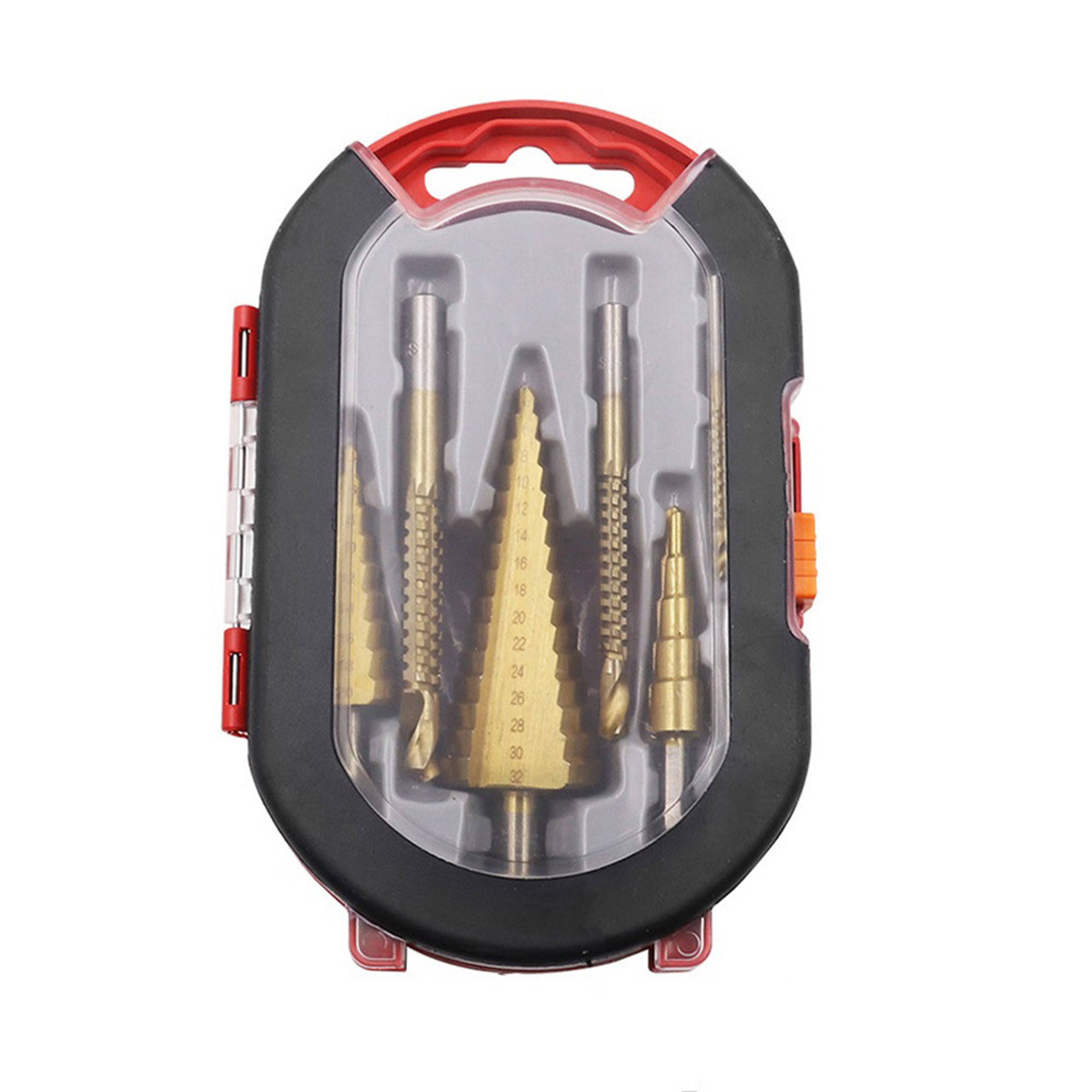Titanium Step Drill Bit Set For Woodworking Metal Hole Cutting 1