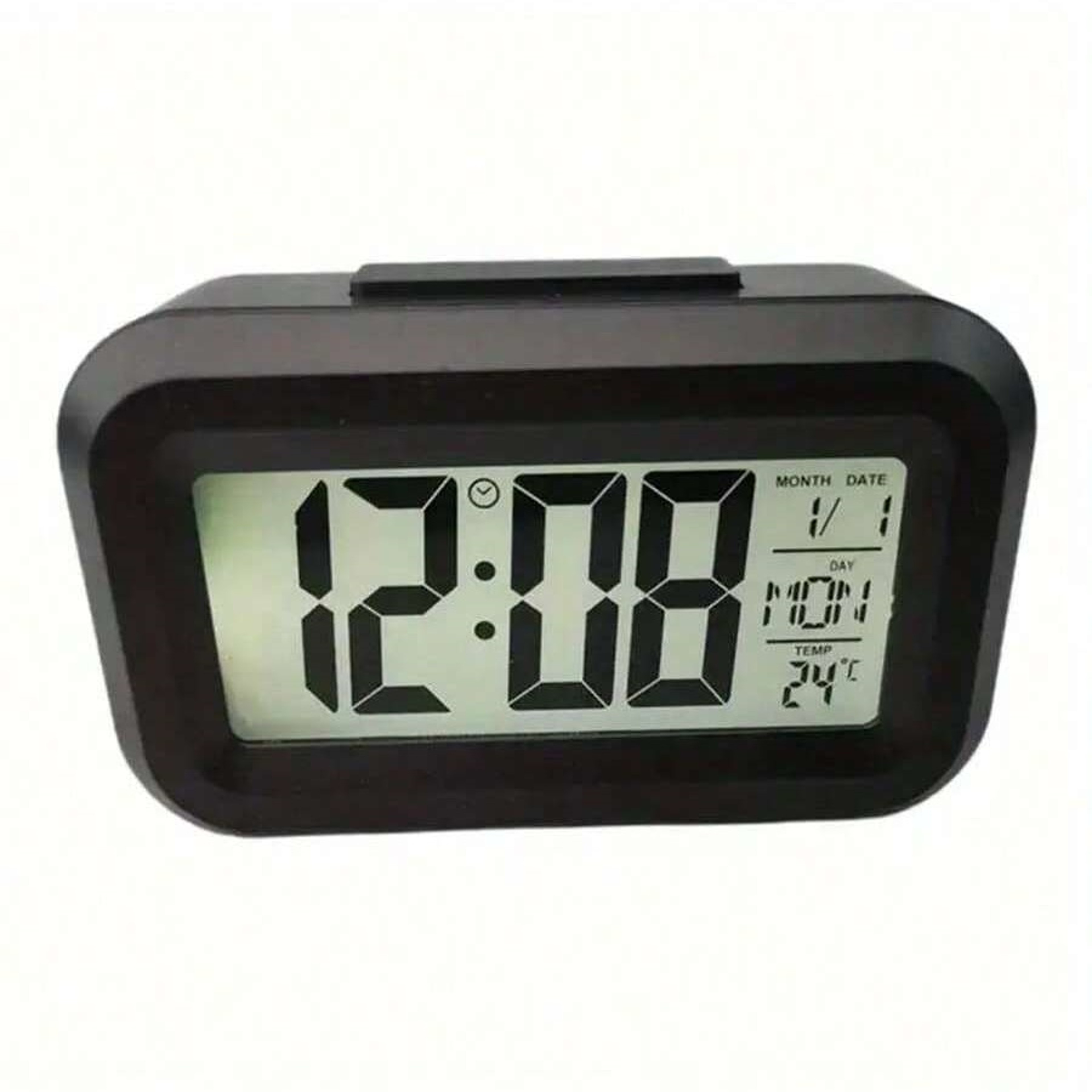 Smart Digital Alarm Clock With LCD Display Temperature Calendar Timer 9