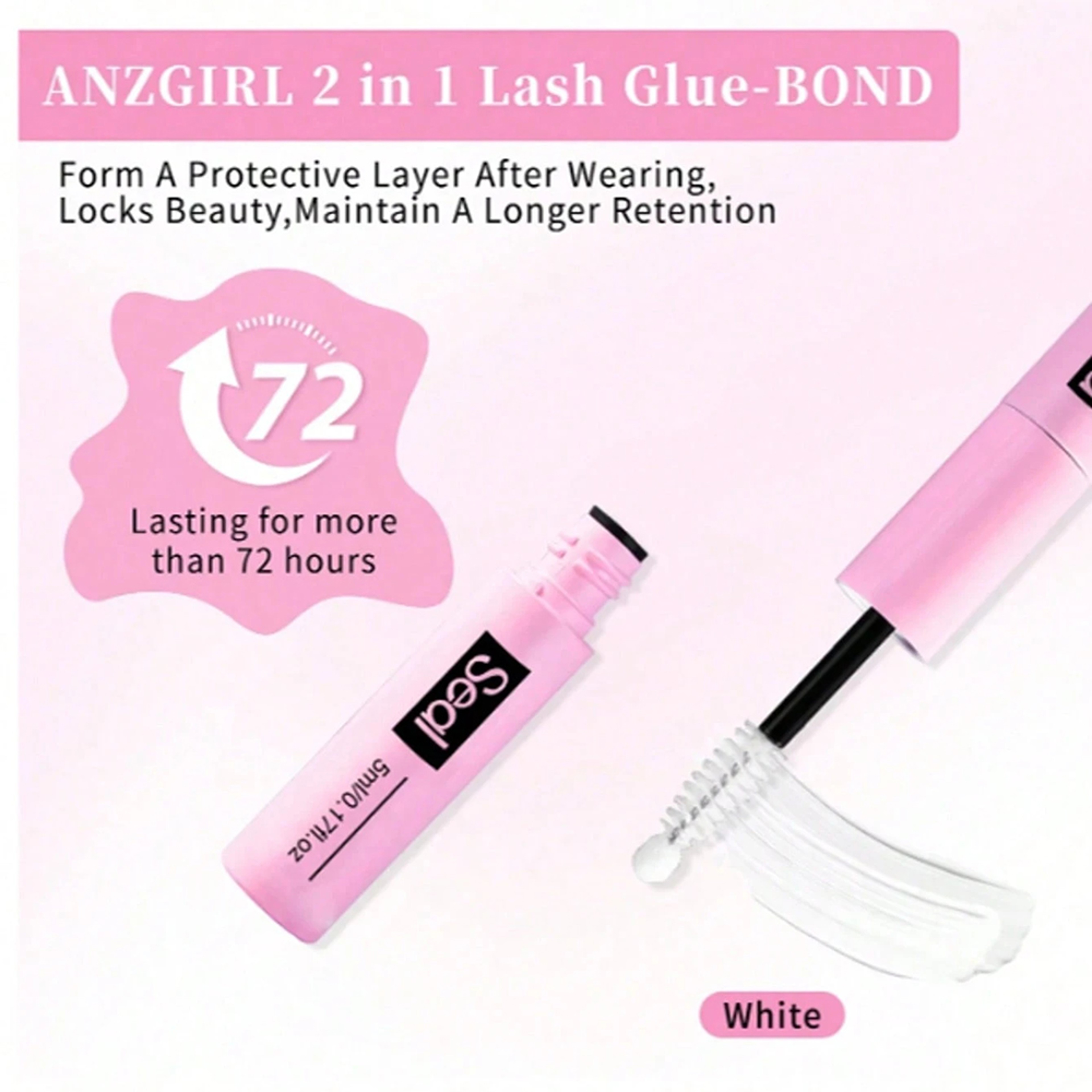 Cluster Lash Bond And Seal Glue Long Lasting Eyelash Extension Adhesive For Lash Clusters And False 5