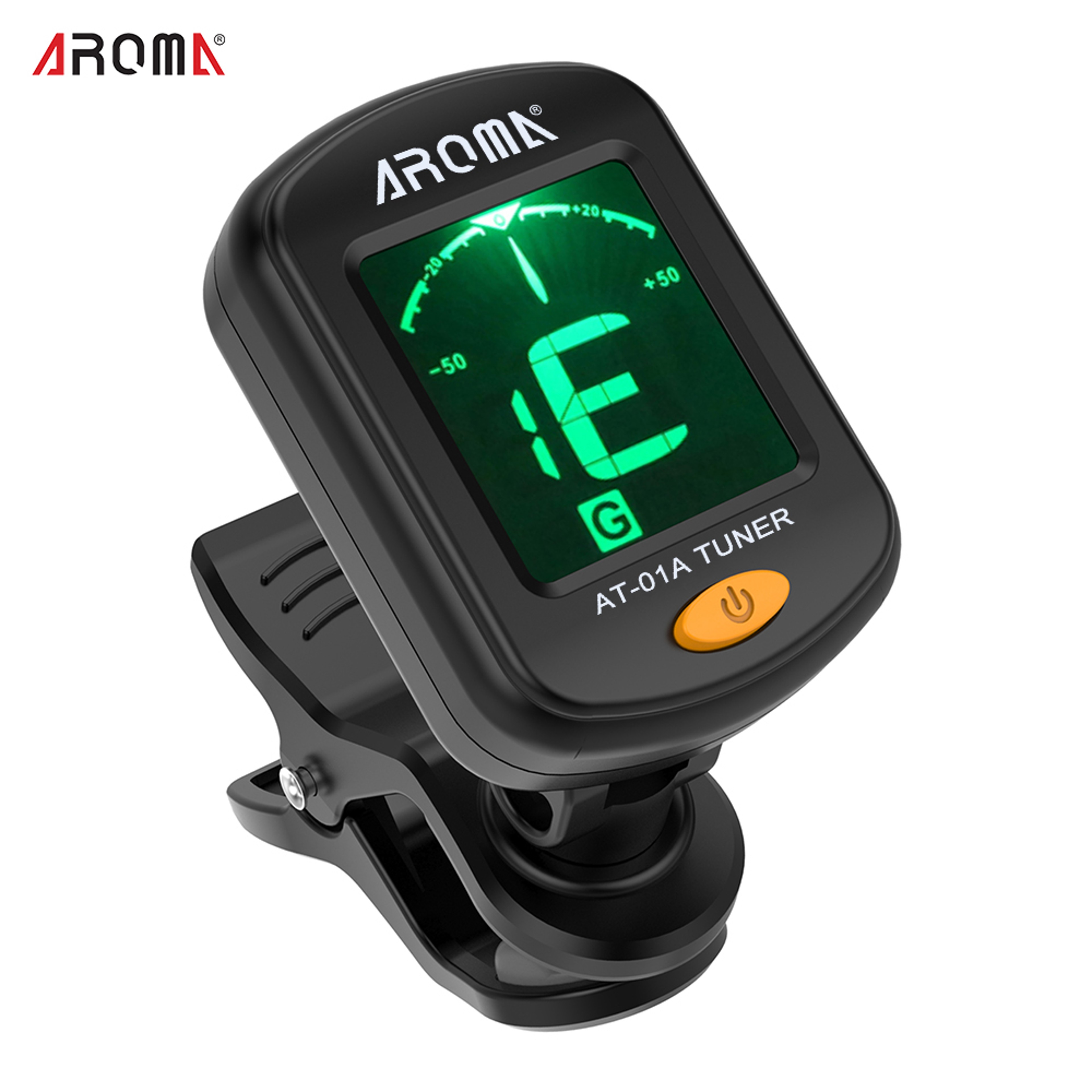Rotatable Clip On Guitar Tuner With LCD Display For Acoustic Guitar Bass And Ukulele 4