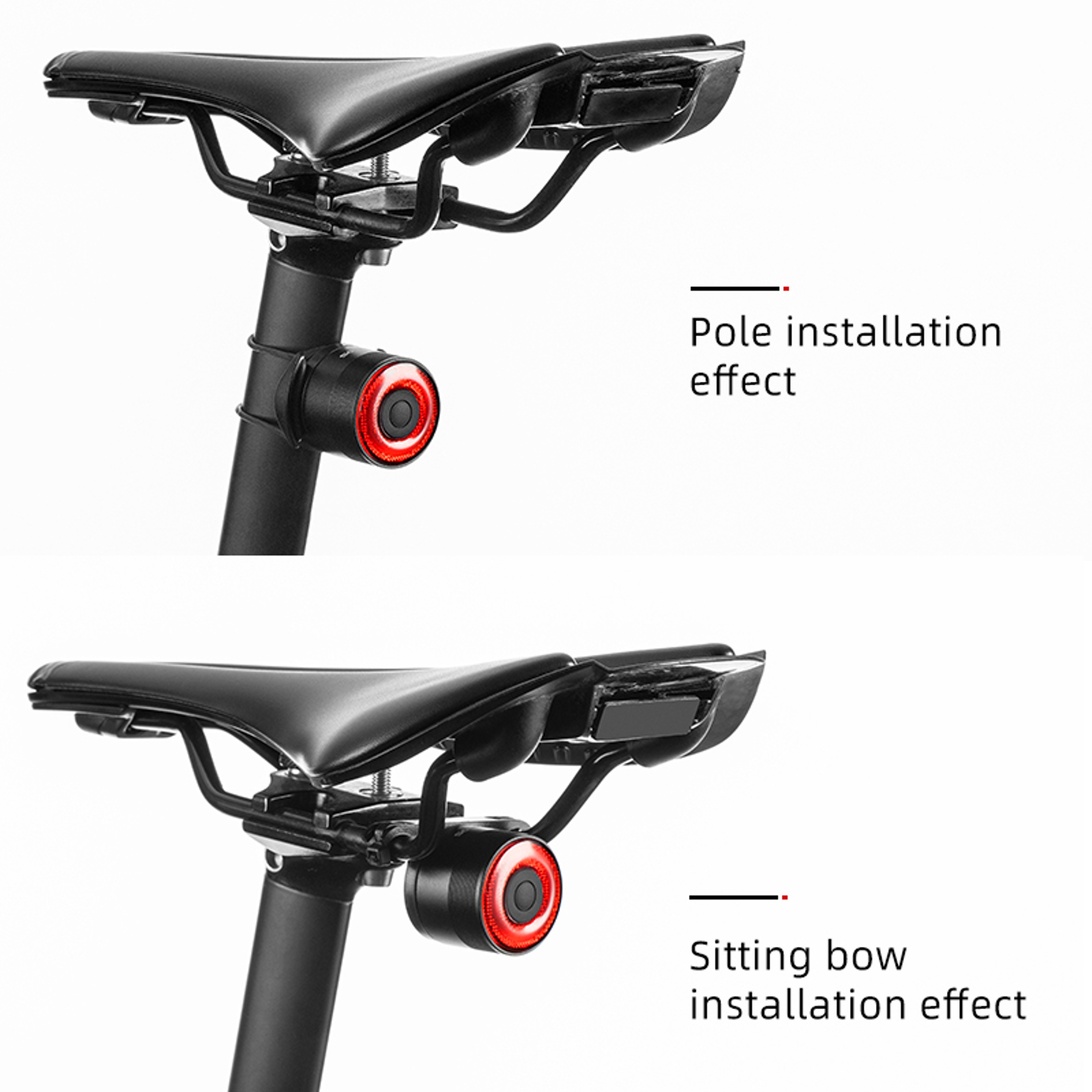 Smart Brake Bicycle Tail Light Waterproof USB Charging MTB Road Bike Rear Light For Enhanced Safety 3