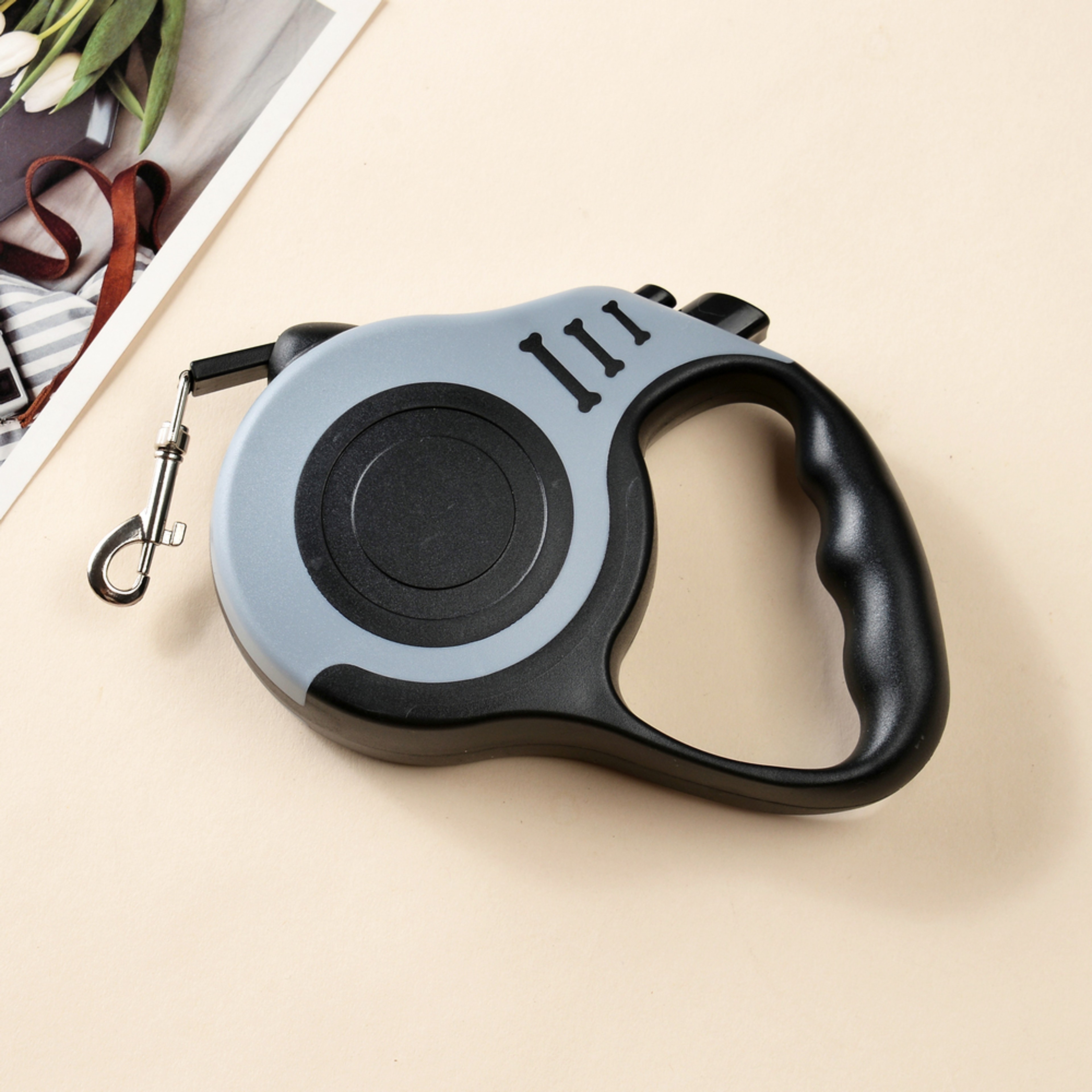 Automatic Retractable Dog Leash for Small Medium Dogs Durable Nylon Traction Rope for Puppies, Cats Chihuahuas – view 2
