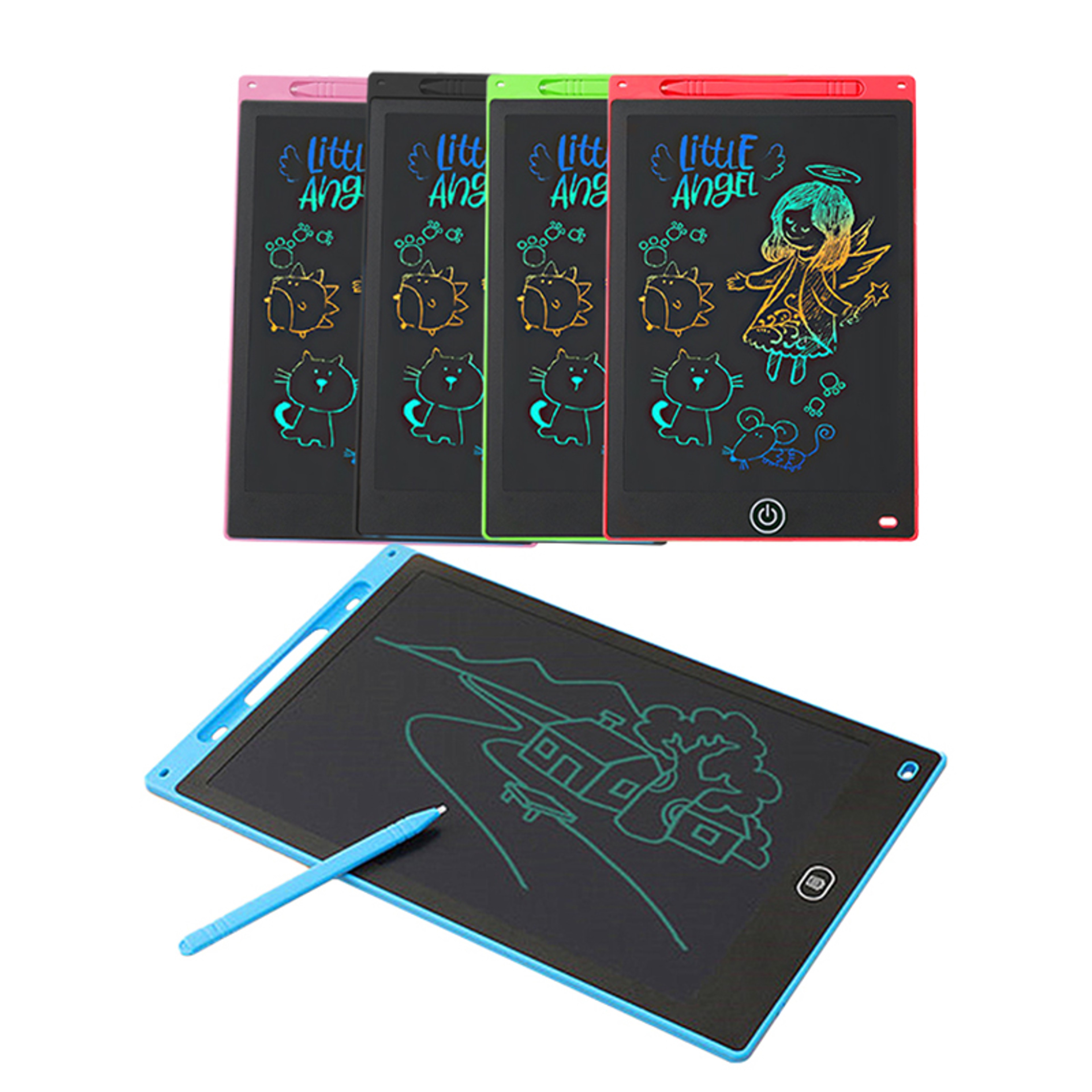 LCD Writing Tablet for Kids Reusable Drawing Board with Eye Protection, Instant Erase, and Lock Button Perfect – view 2