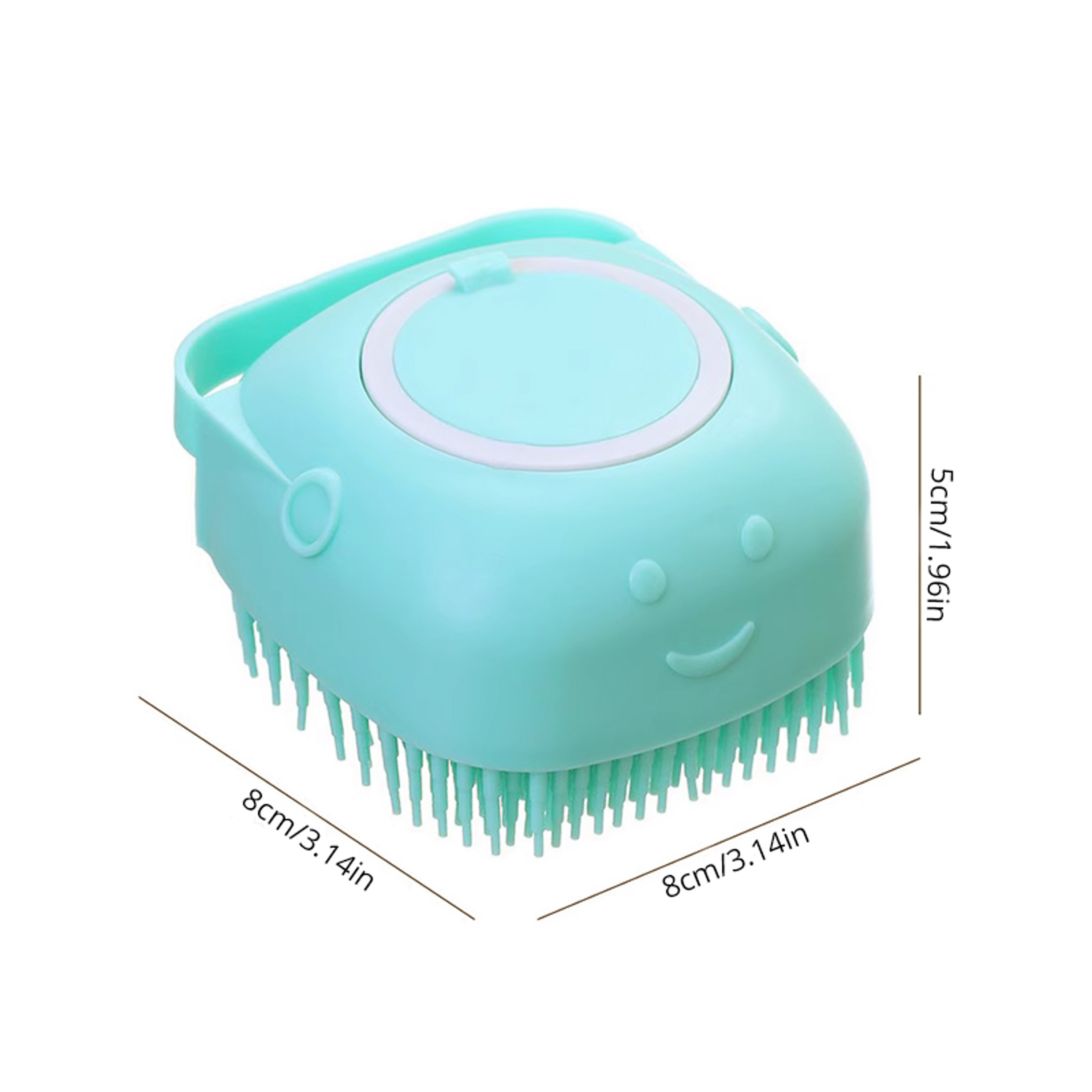 Soft Silicone Pet Bathing Brush Massager For Dog And Cat Grooming 5