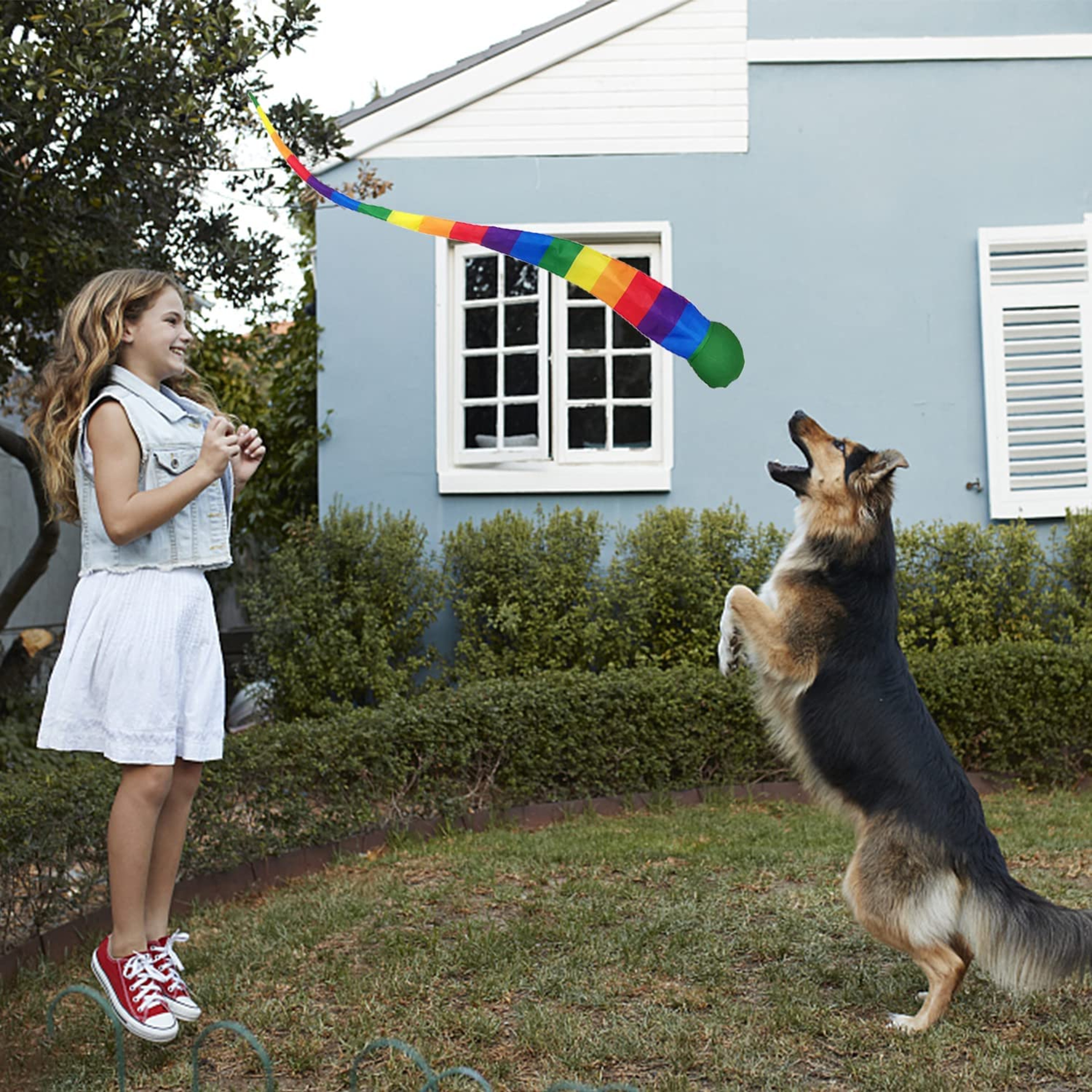 Interactive Rainbow Sandbag Sensory Toy For Children ParentChild Outdoor Meteor Ball Windproof Dura 3