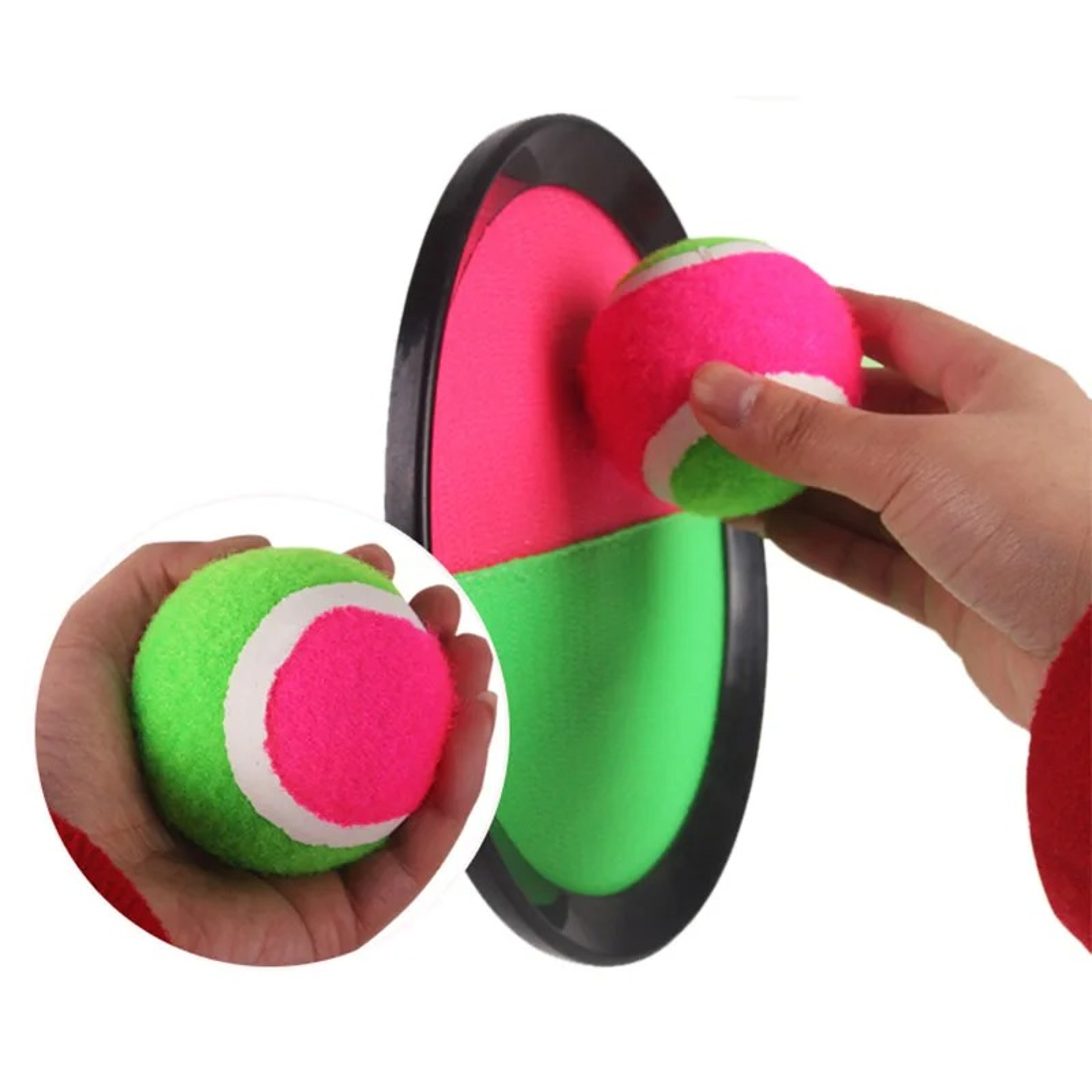 Kids Sucker Sticky Ball Toy Outdoor Sports Catch Ball Game Set ParentChild Interactive Fun 1