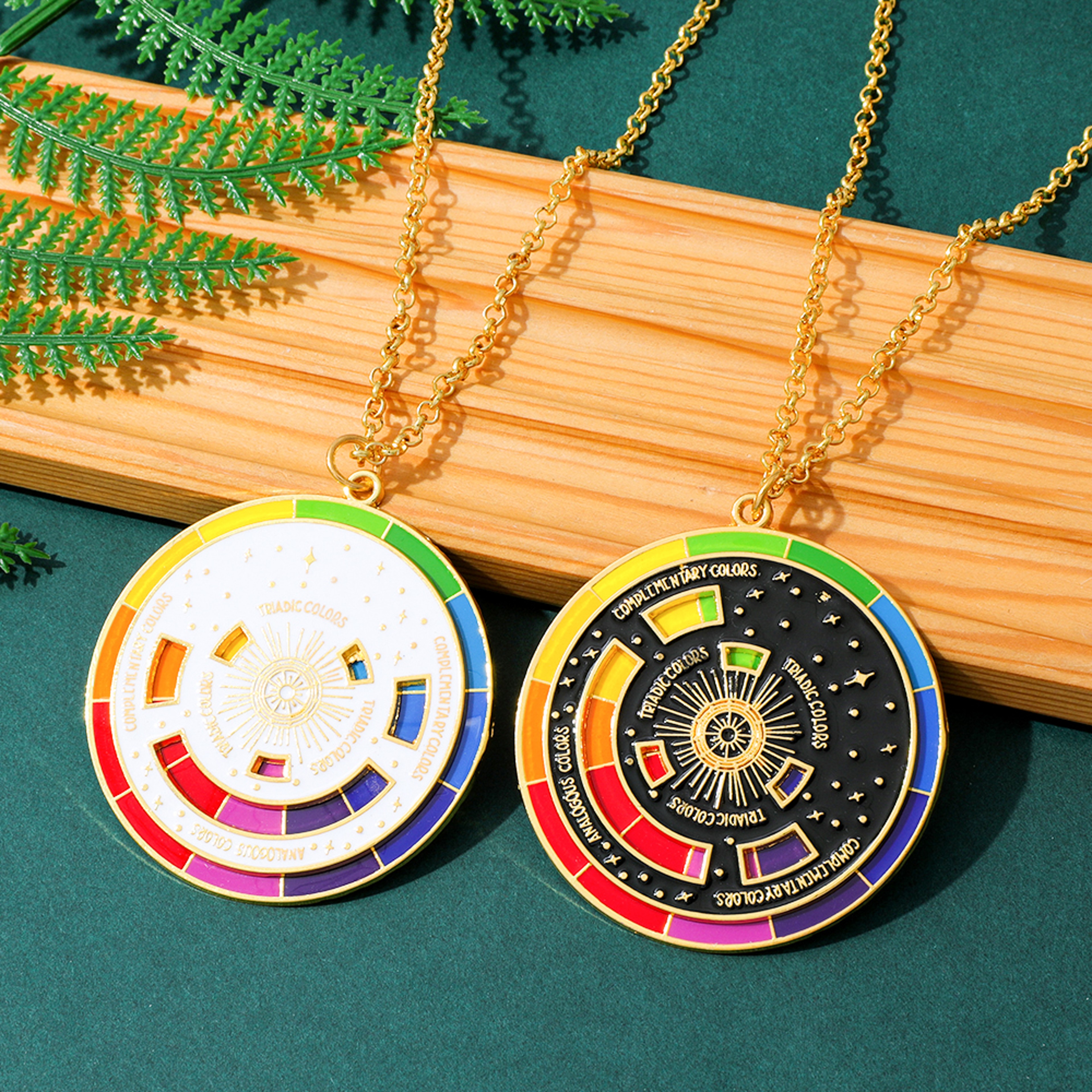 Color Wheel Keychain for Artists Interactive Art Gift Keyring – view 2