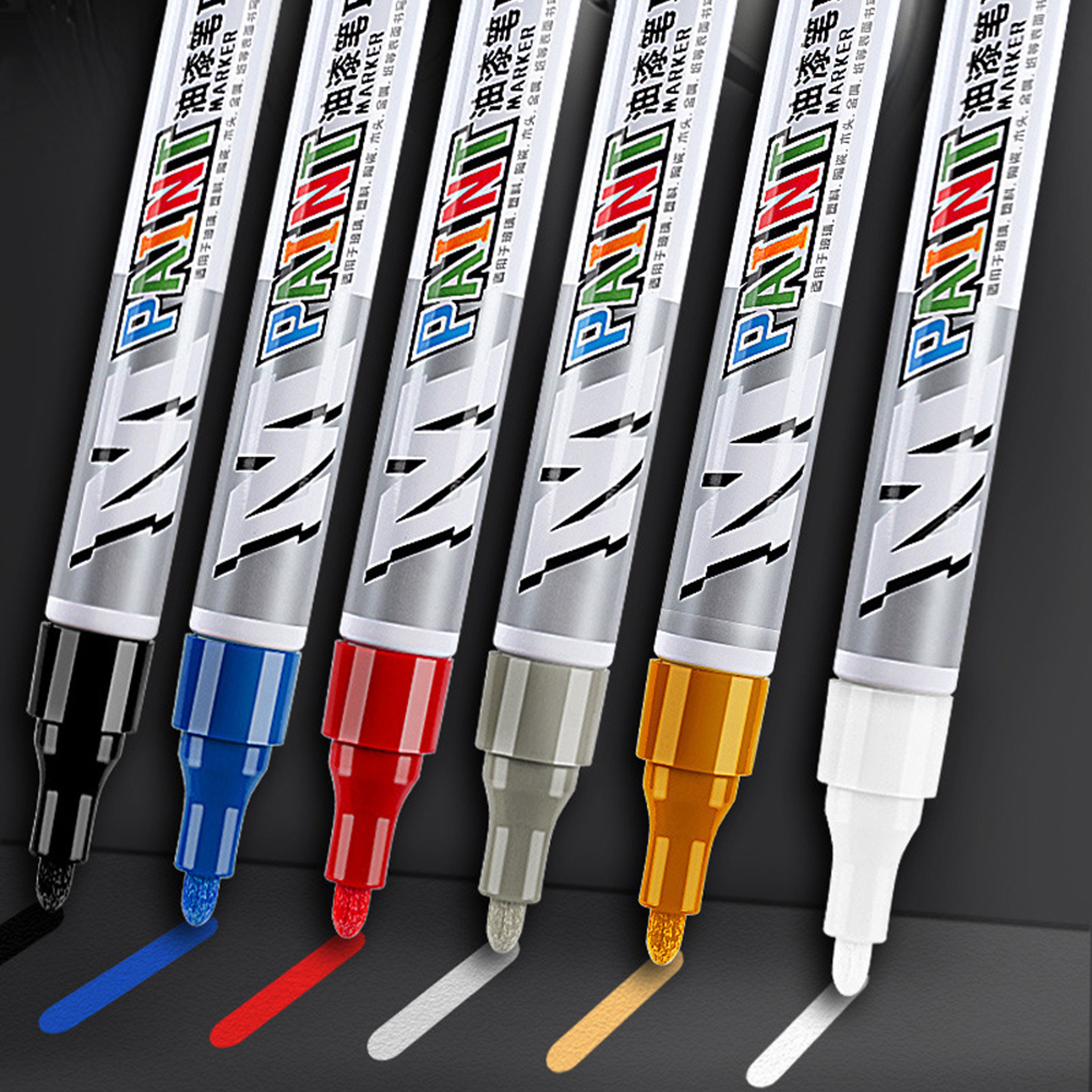 Car Scratch Repair Pen Auto Touch Up Paint Tyre Marker Kit for Vehicle Scratch Fix Care – view 1