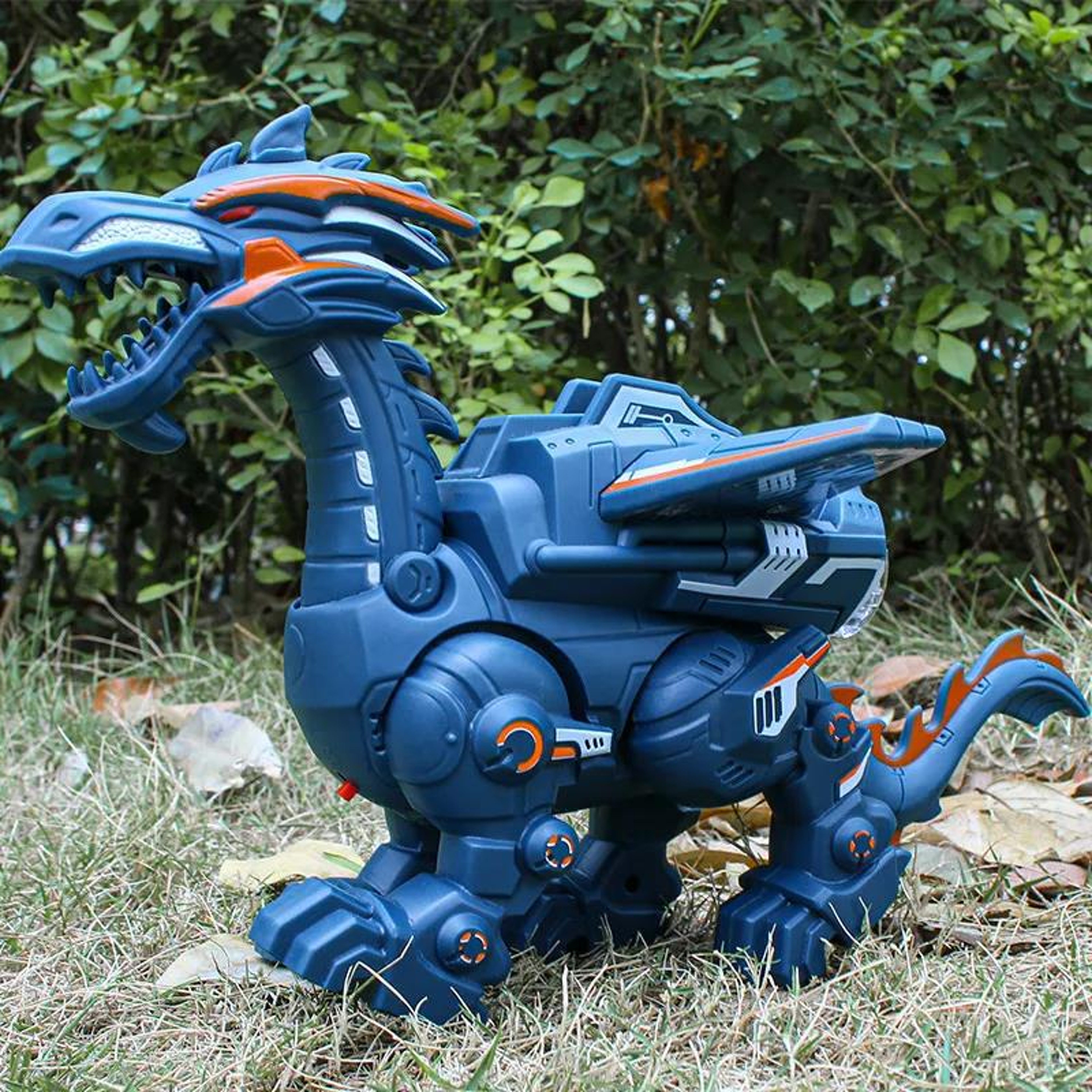 Fire Mechanical Dinosaur Water Spray Toy with Cool Light Electric Function Entertainment Puzzle for Boys – view 2