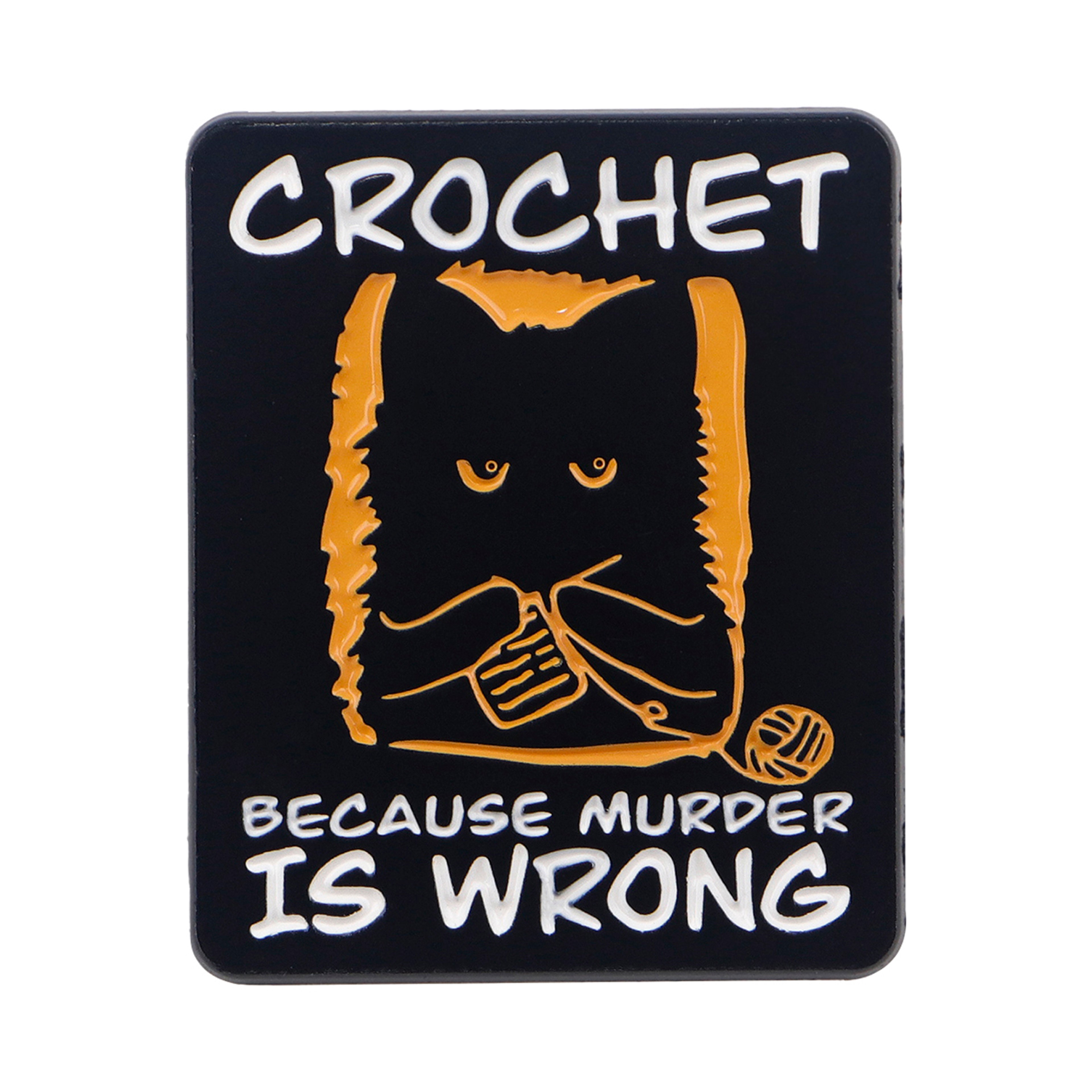 Cute Black Cat Enamel Pin Cozy, Whimsical Accessory for Your Bag, Hat, or Collar – view 6
