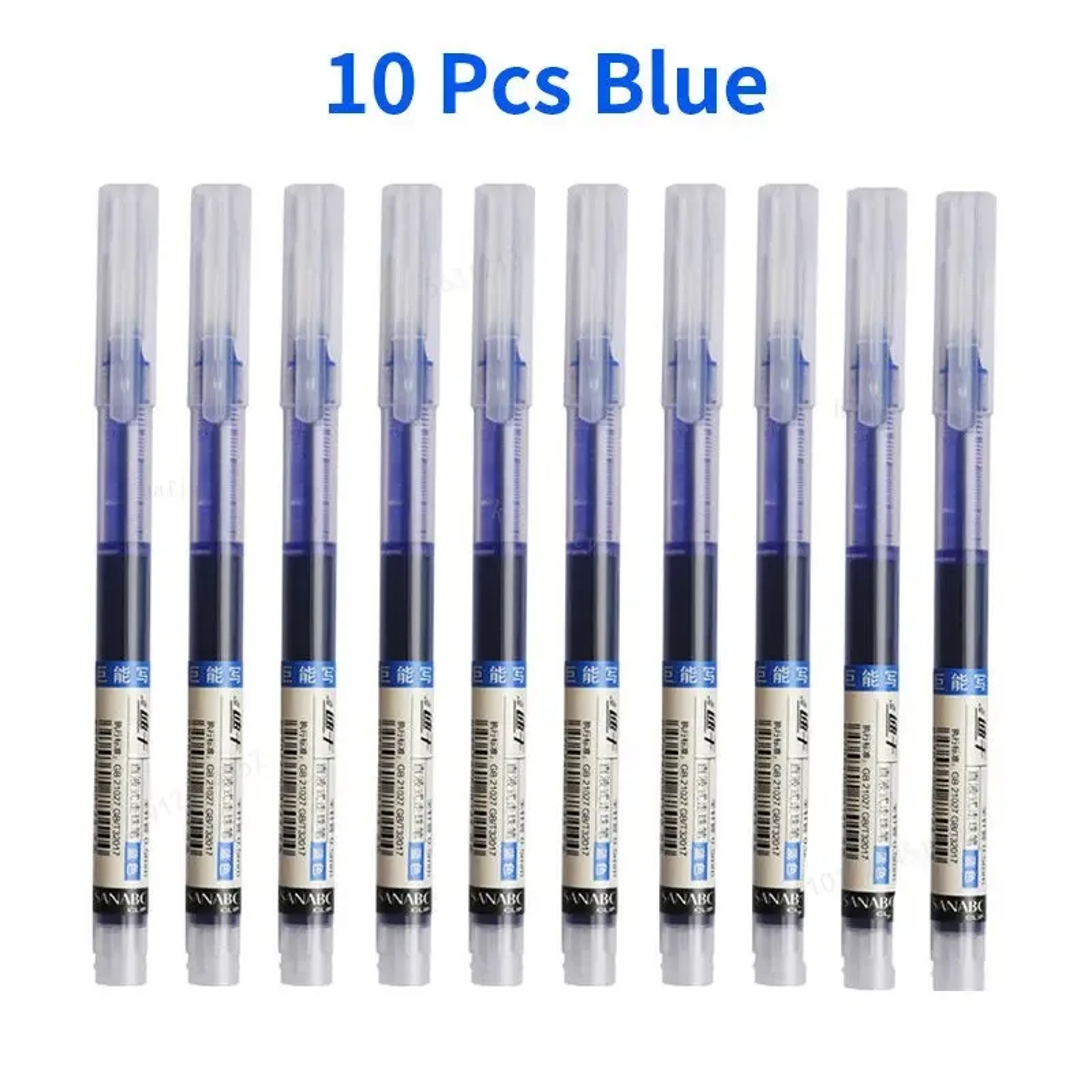 Kawaii Needle Type Gel Pens Set HighQuality Liquid Ballpoint Pens For School Office 5