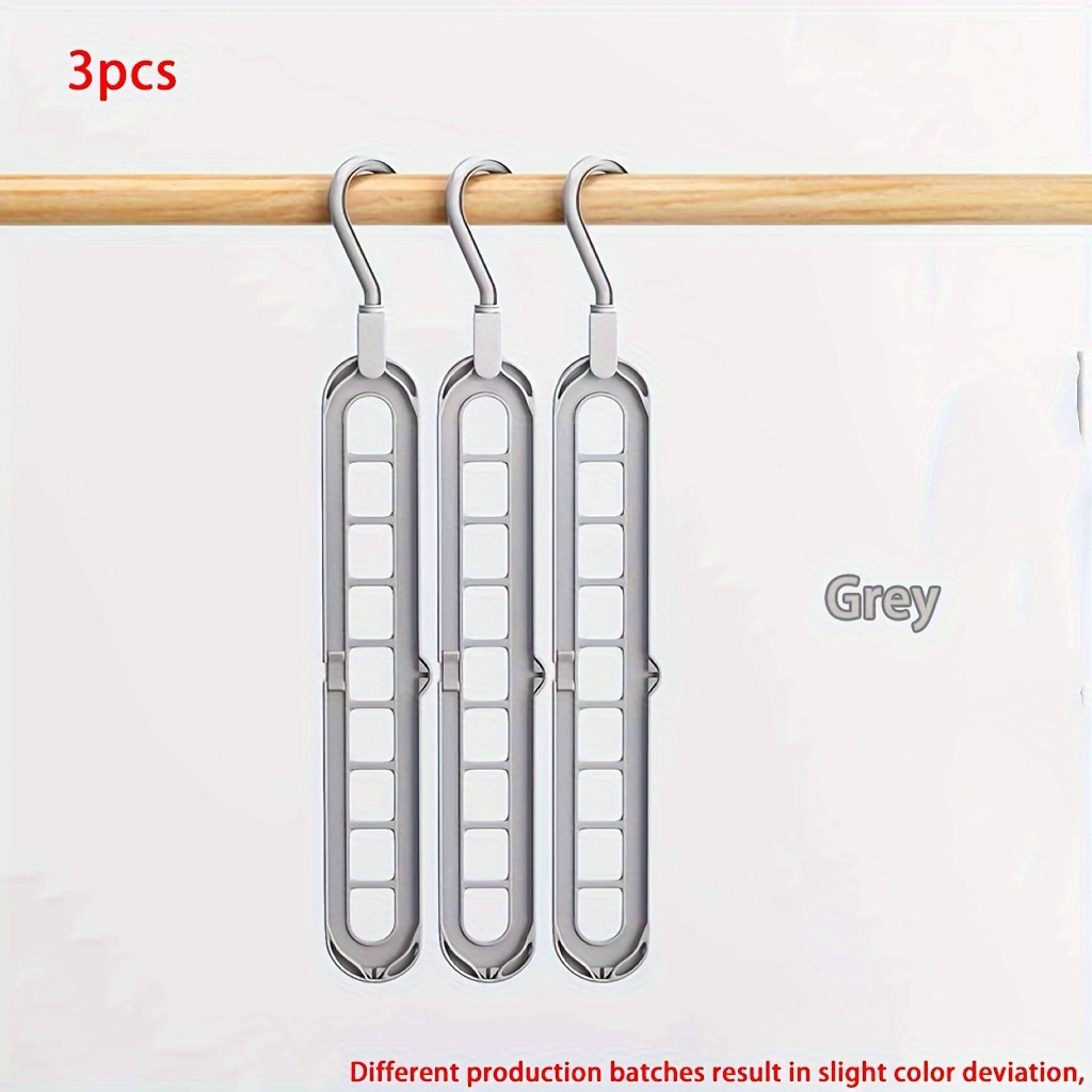 SpaceSaving Foldable Hangers Heavy Duty Clothes Organizer For Closet Wardrobe 8