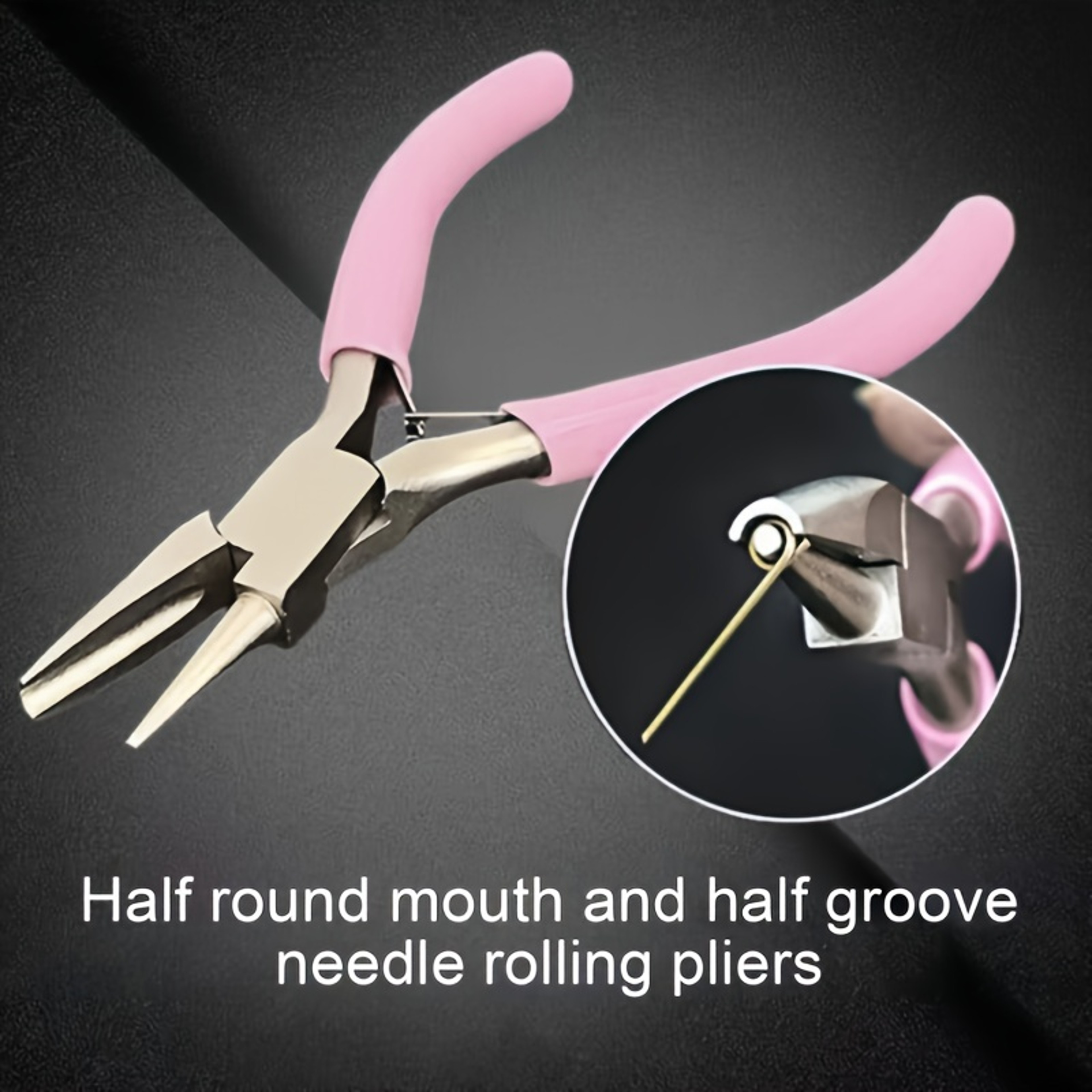 Professional Round Concave Pliers for Jewelry Making, Precision Wire Loop Tools for DIY Projects – view 5