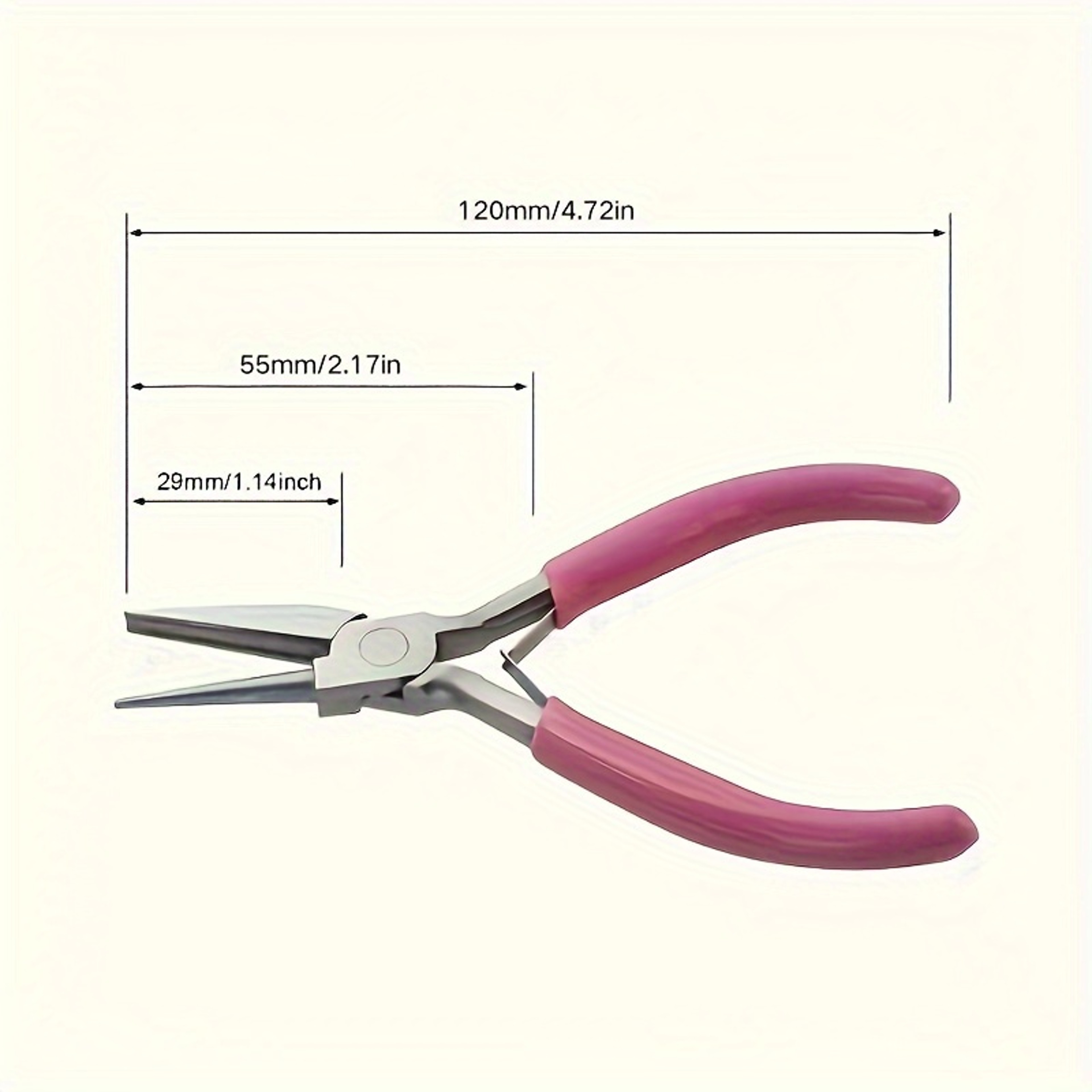Professional Round Concave Pliers for Jewelry Making, Precision Wire Loop Tools for DIY Projects – view 6