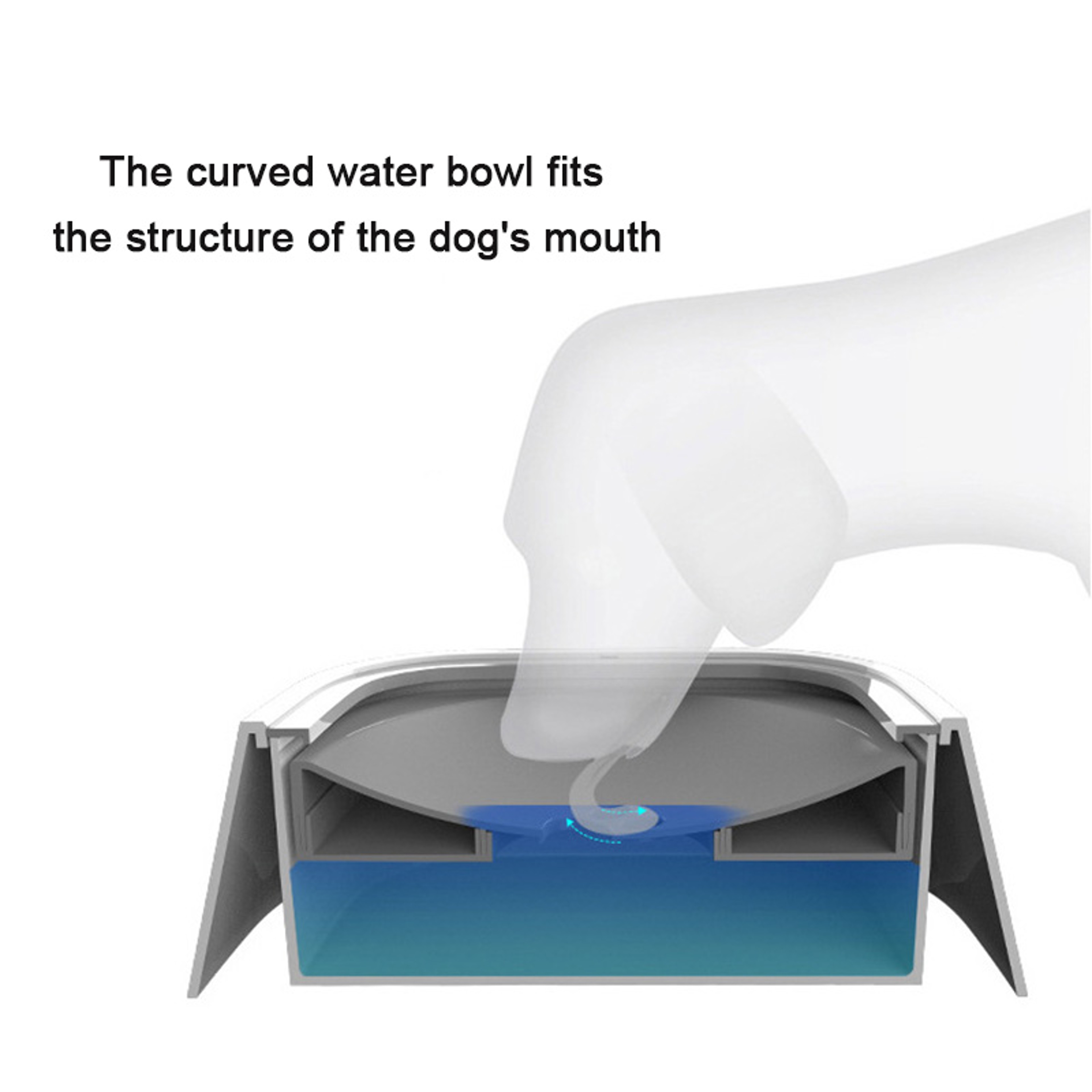 Anti-Spill Dog Water Bowl Floating Non-Wetting Pet Water Dispenser with Leak-Proof Design – view 4
