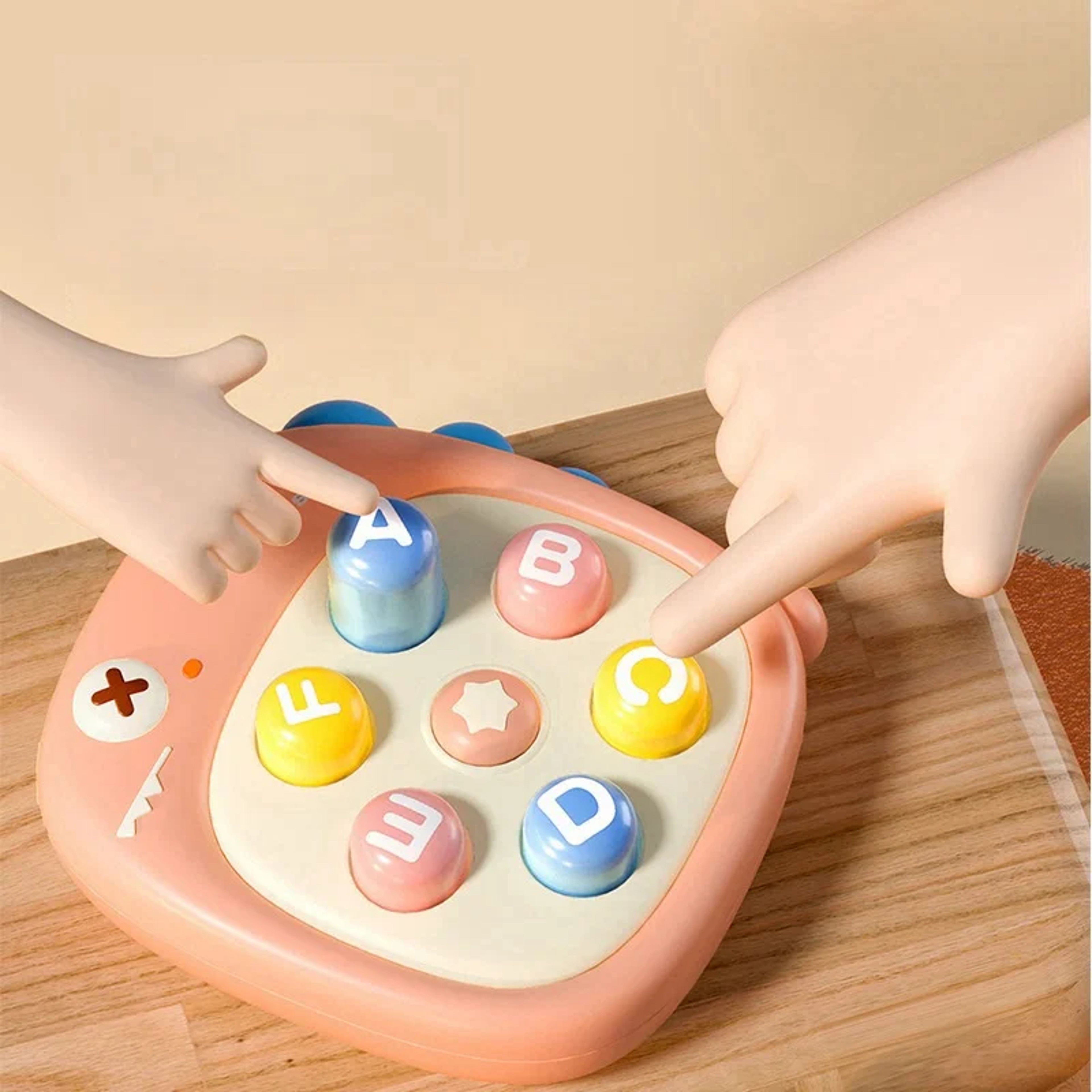 Mini Whack A Mole Kids Handheld Educational Game Toy for Hand-Eye Coordination and Finger Decompression – view 8