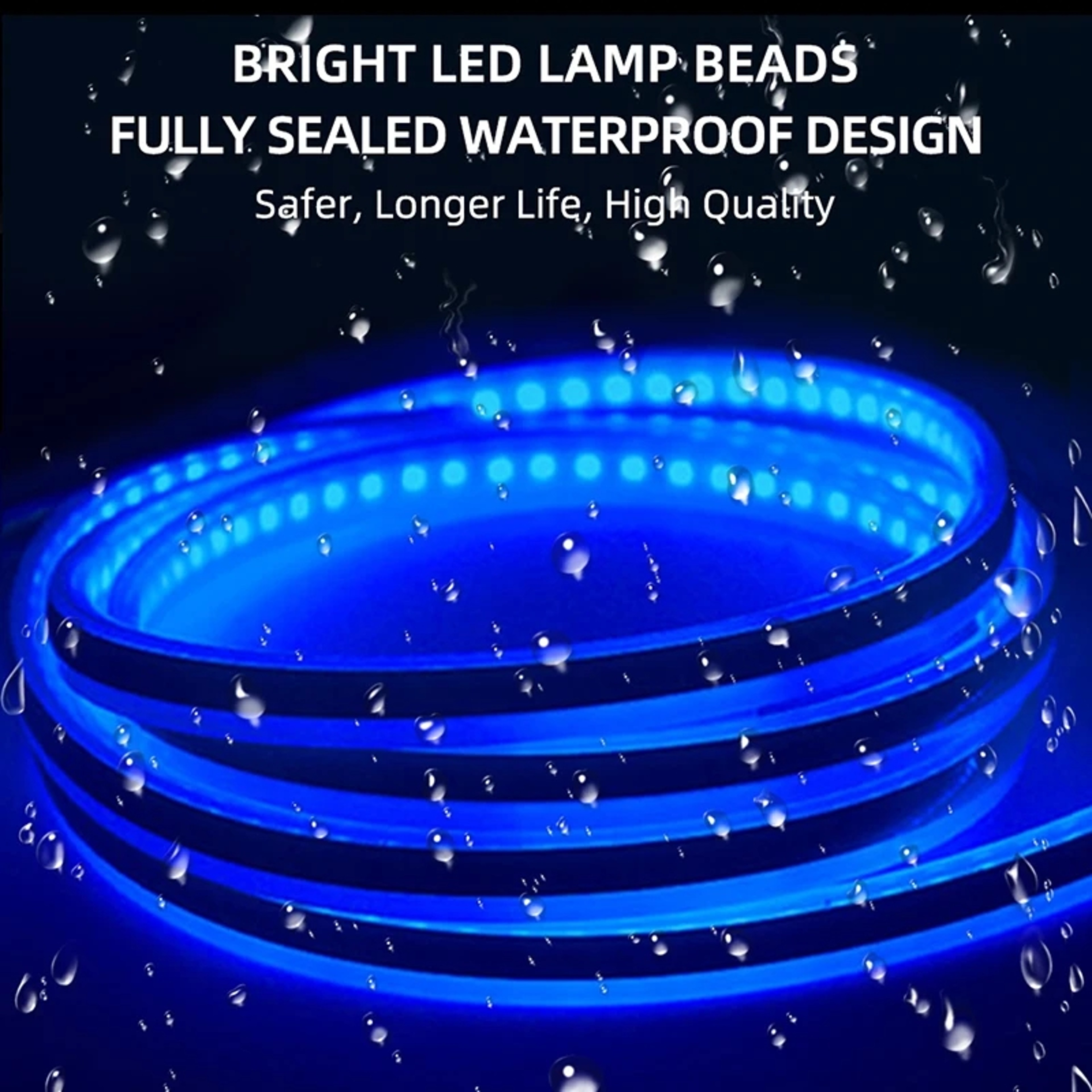 LED Car Hood Decorative Lights, DRL Ambient Guide Lamp for Auto Engine – view 4
