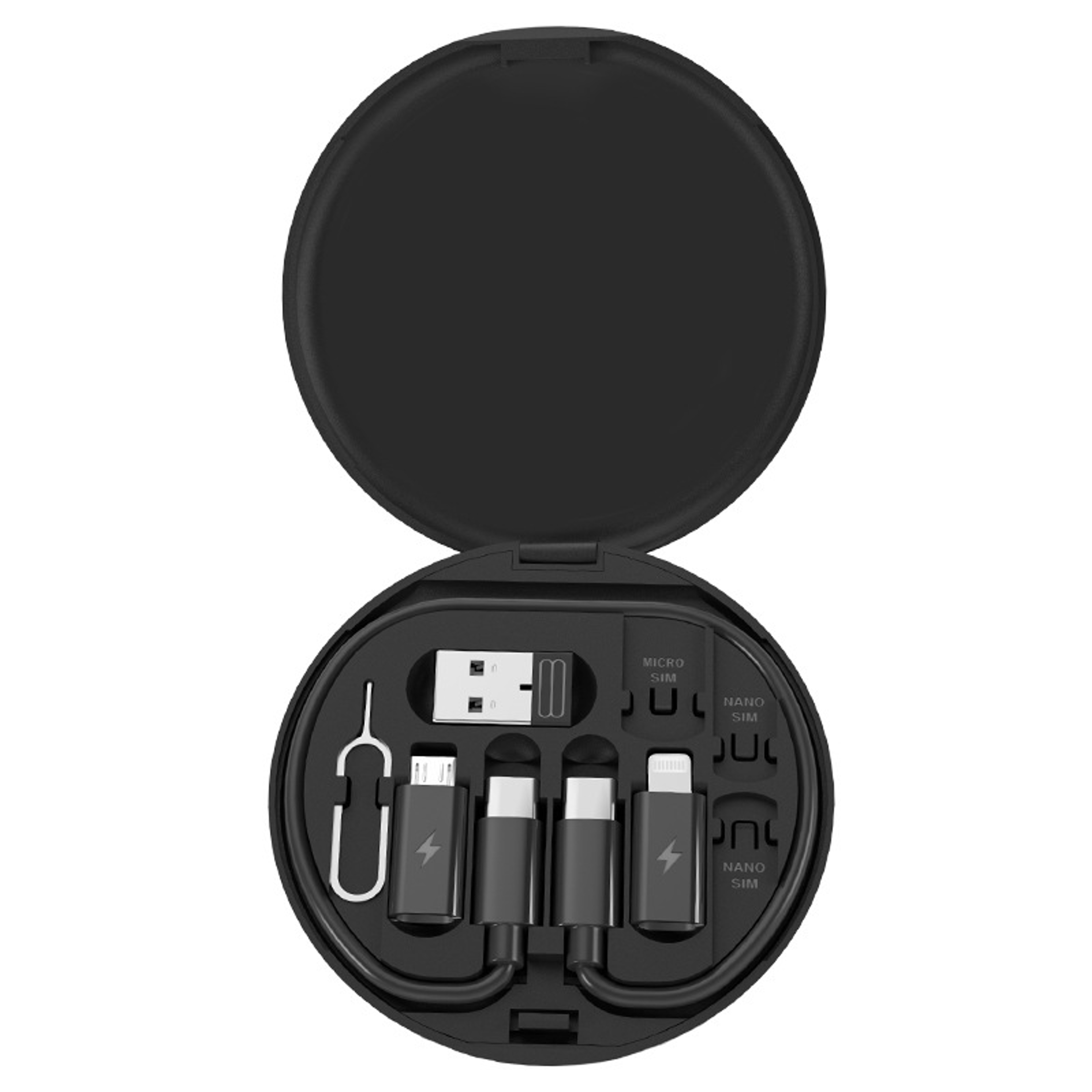 Multi USB Type C Charging Adapter Cable Kit USB C To Lightning Micro Conversion Set 5