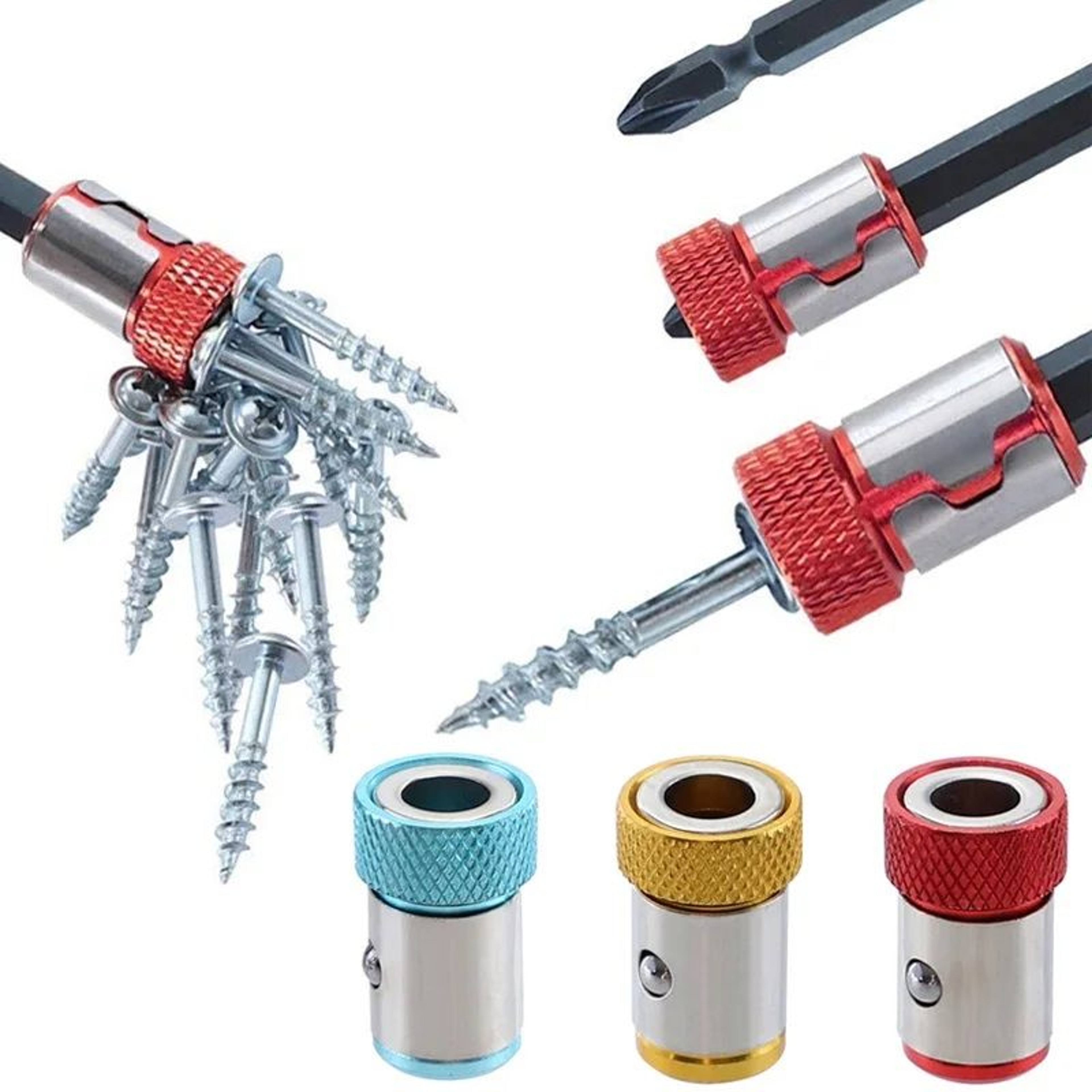 Magnetic Screwdriver Bit Holder Strong Phillips Magnetizer Adapter For Power Tools 0