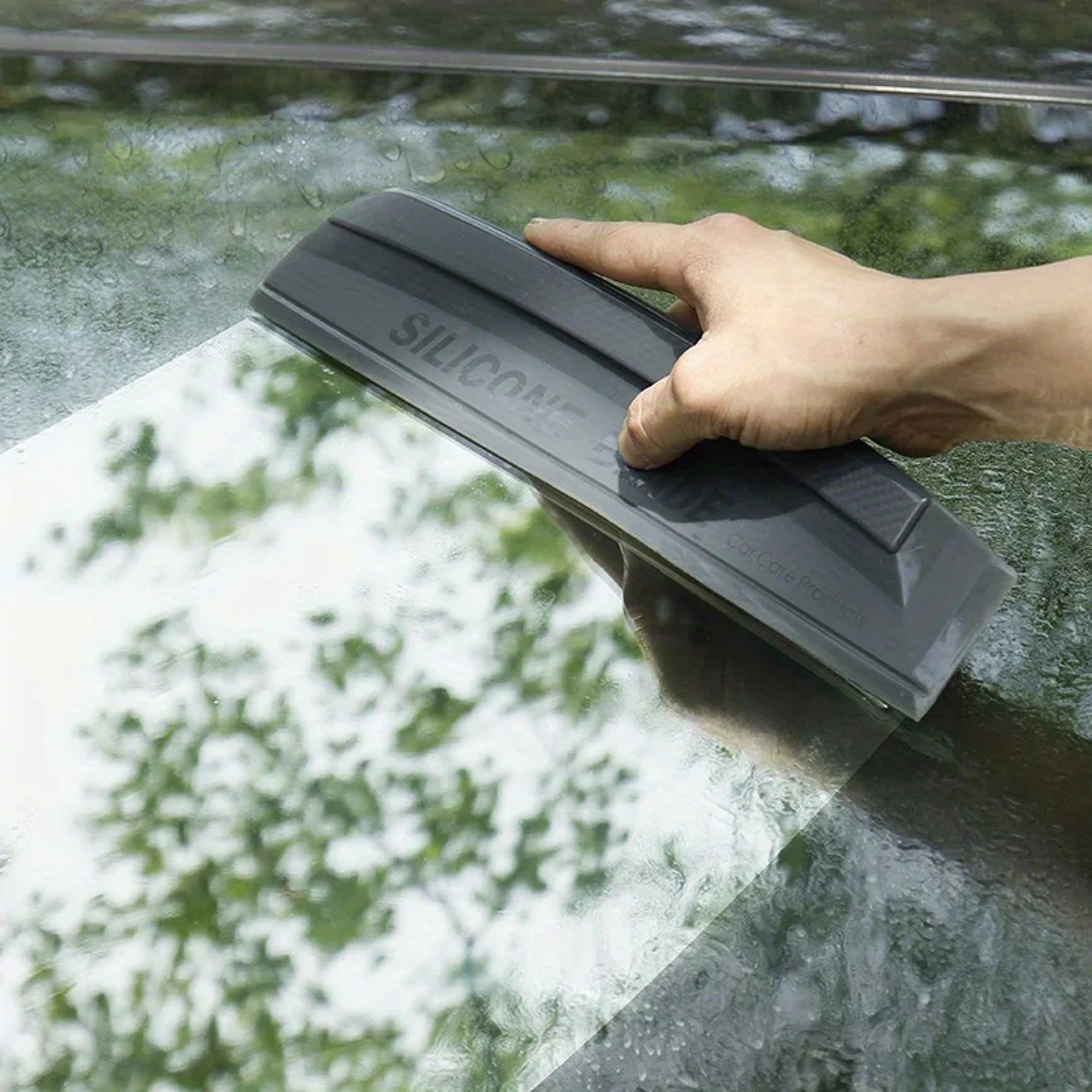 NonScratch Silicone Squeegee For Car Wrap Window Cleaning Handy Drying Blade Scraping Tool 0