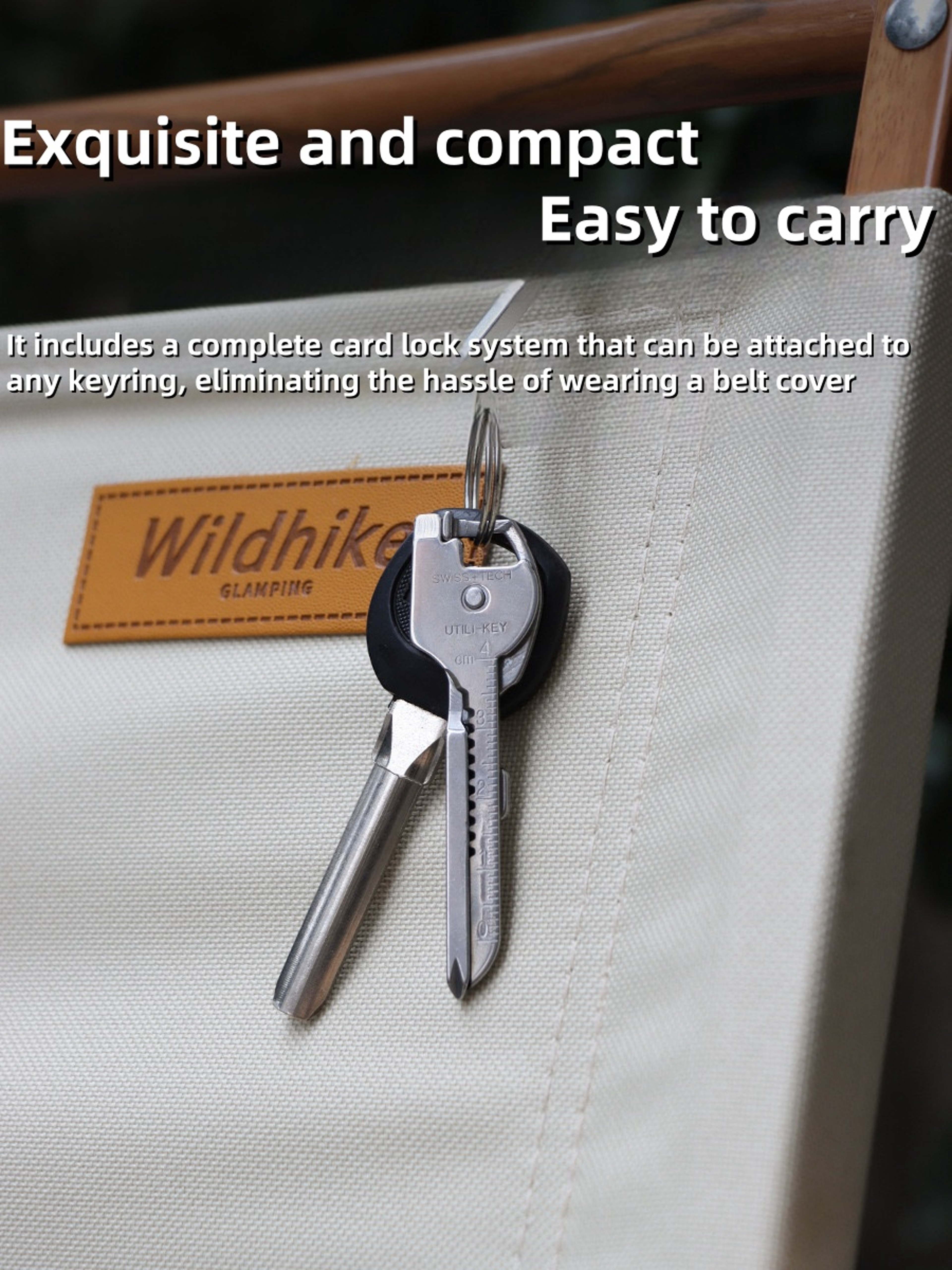 Premium Outdoor Multifunctional Keychain Mini Knife Tool 3