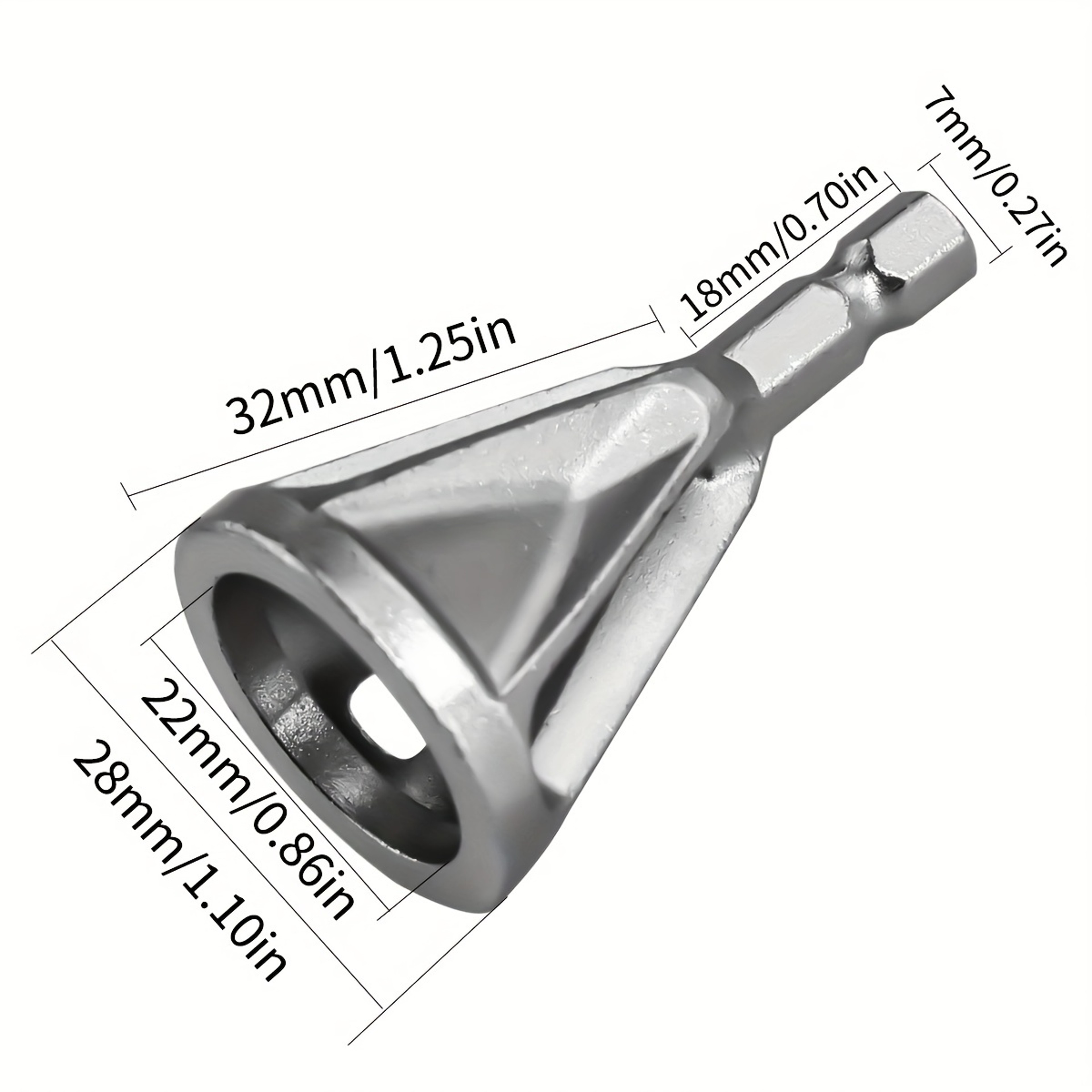 External Chamfering Tool for Metal Deburring Grinding Chuck Drill Tool for Precise Angle Trimming – view 5