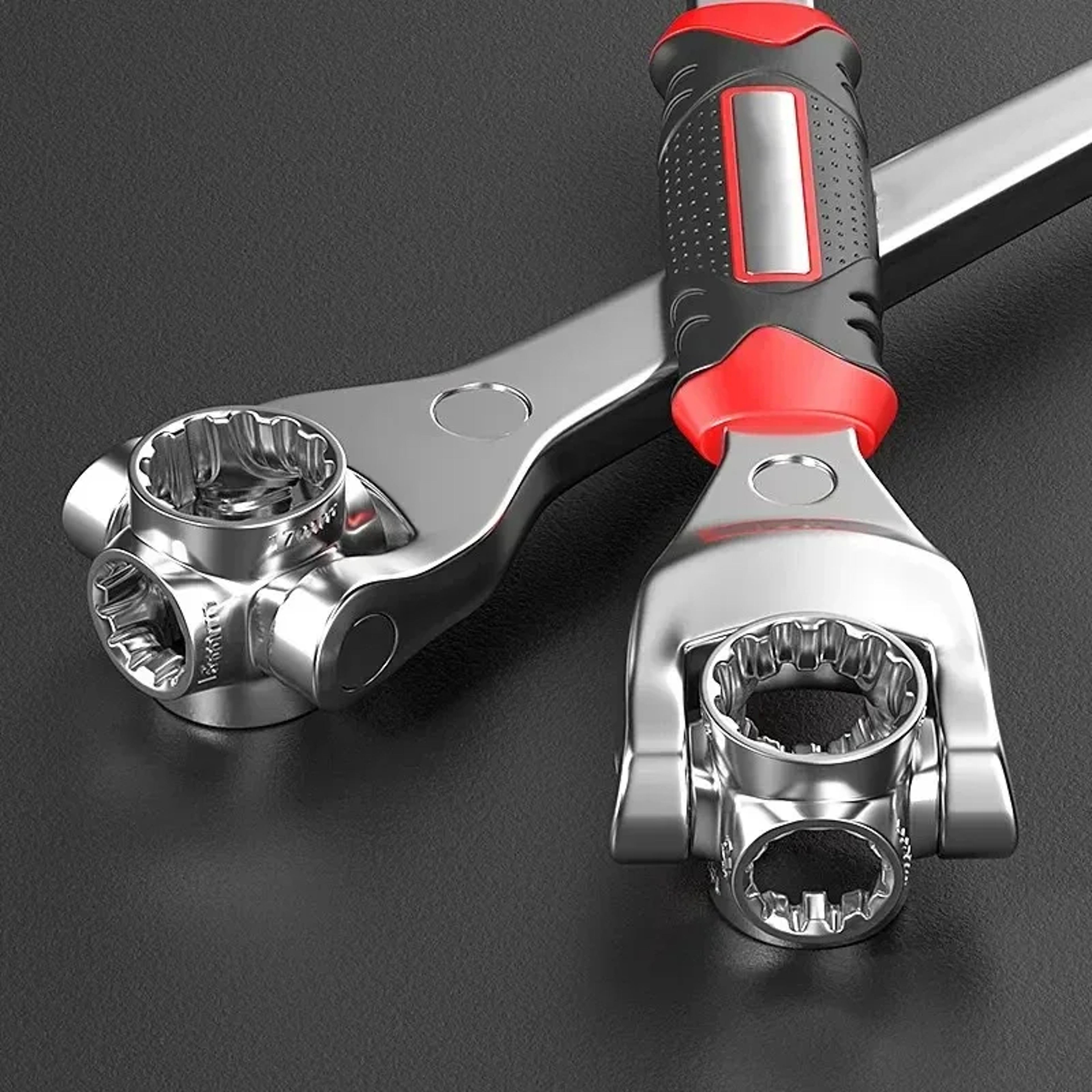 MultiFunctional Universal Socket Wrench Set NonSlip Handle Rotating Bone Design For Superior Grip A 2