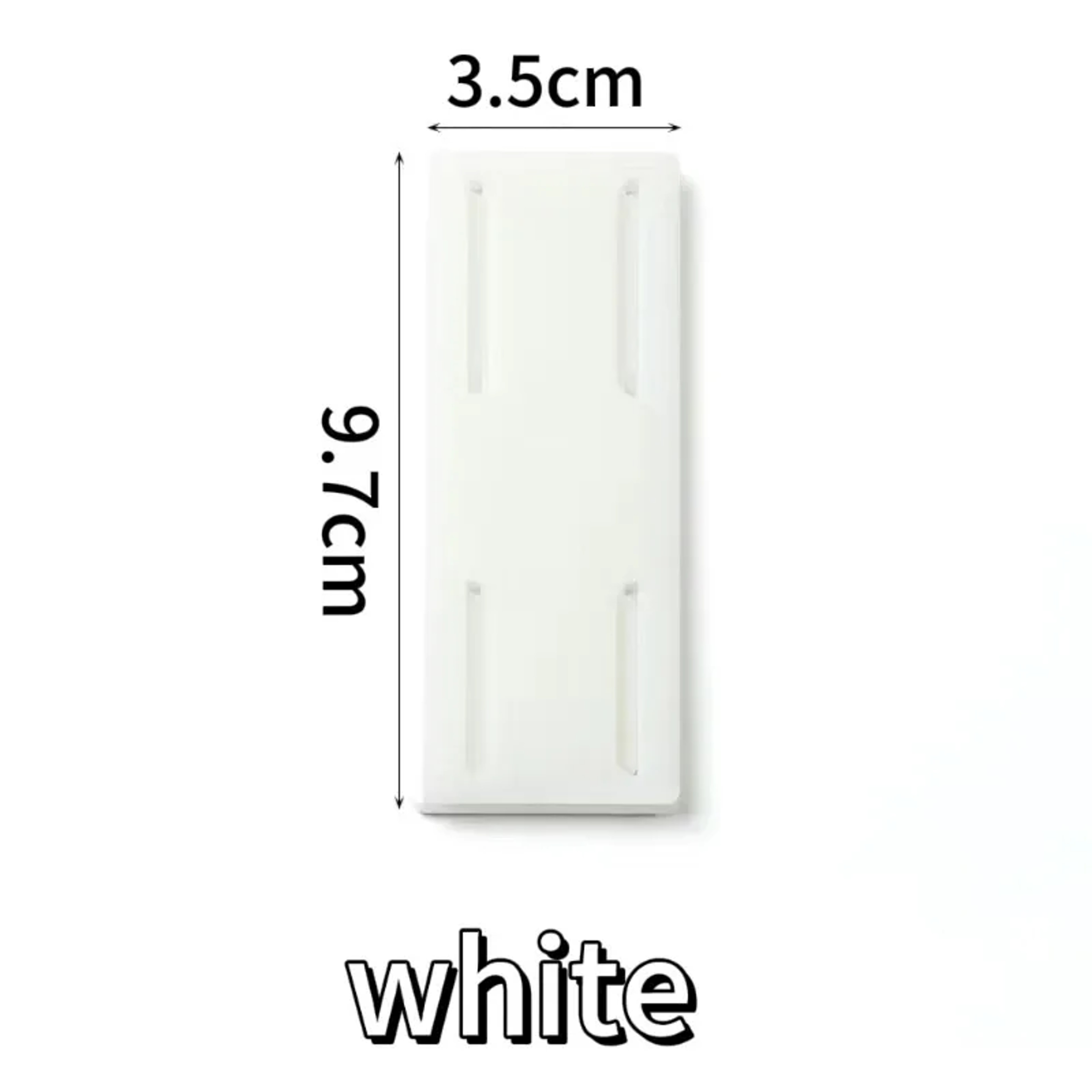 Wall-Mount Power Strip Holder Self-Adhesive Cable Organizer for Extension Leads, Plugs, and Wires – view 8