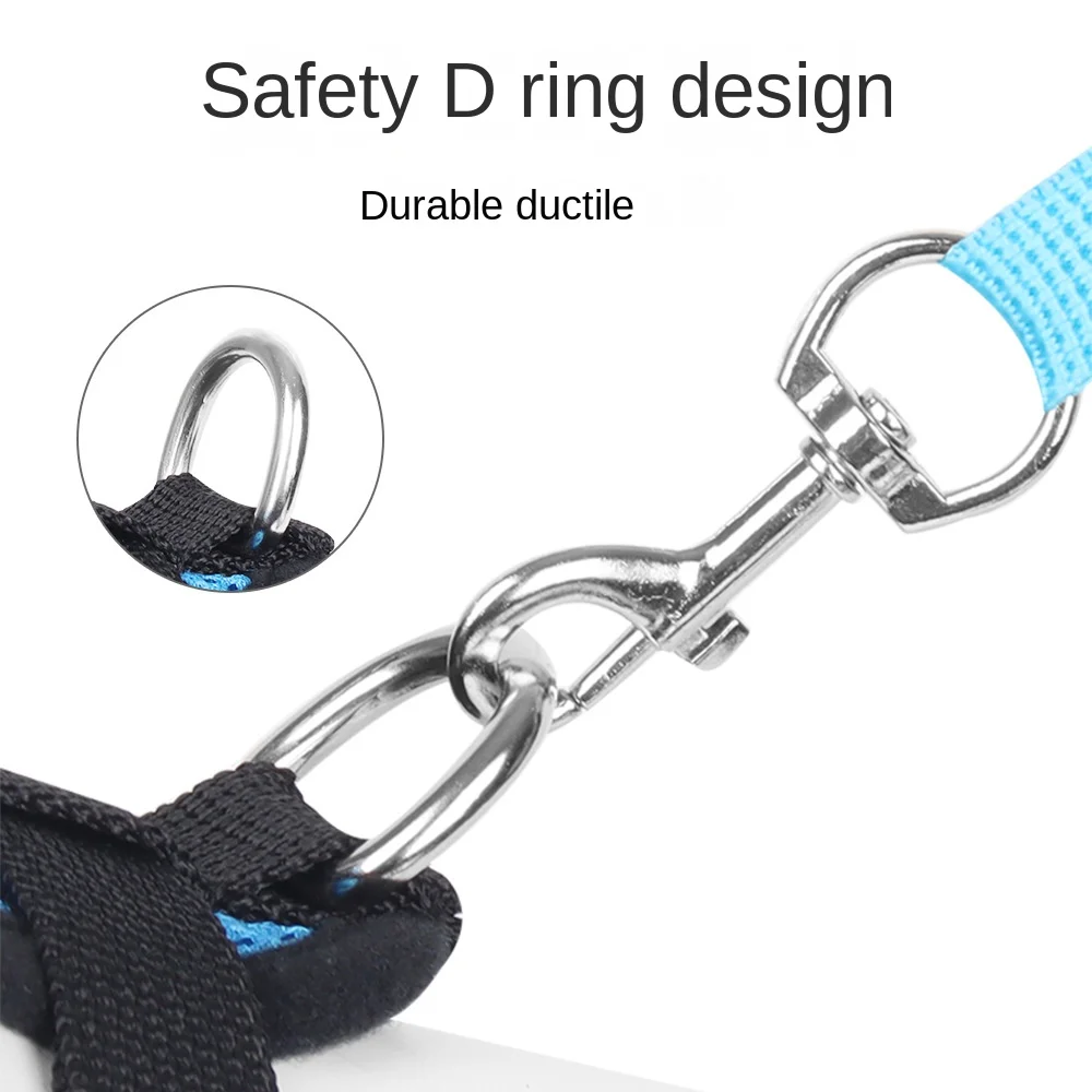 Reflective Adjustable Pet Harness for Small Dogs and Cats Breathable Polyester Mesh Vest with Leash – view 5