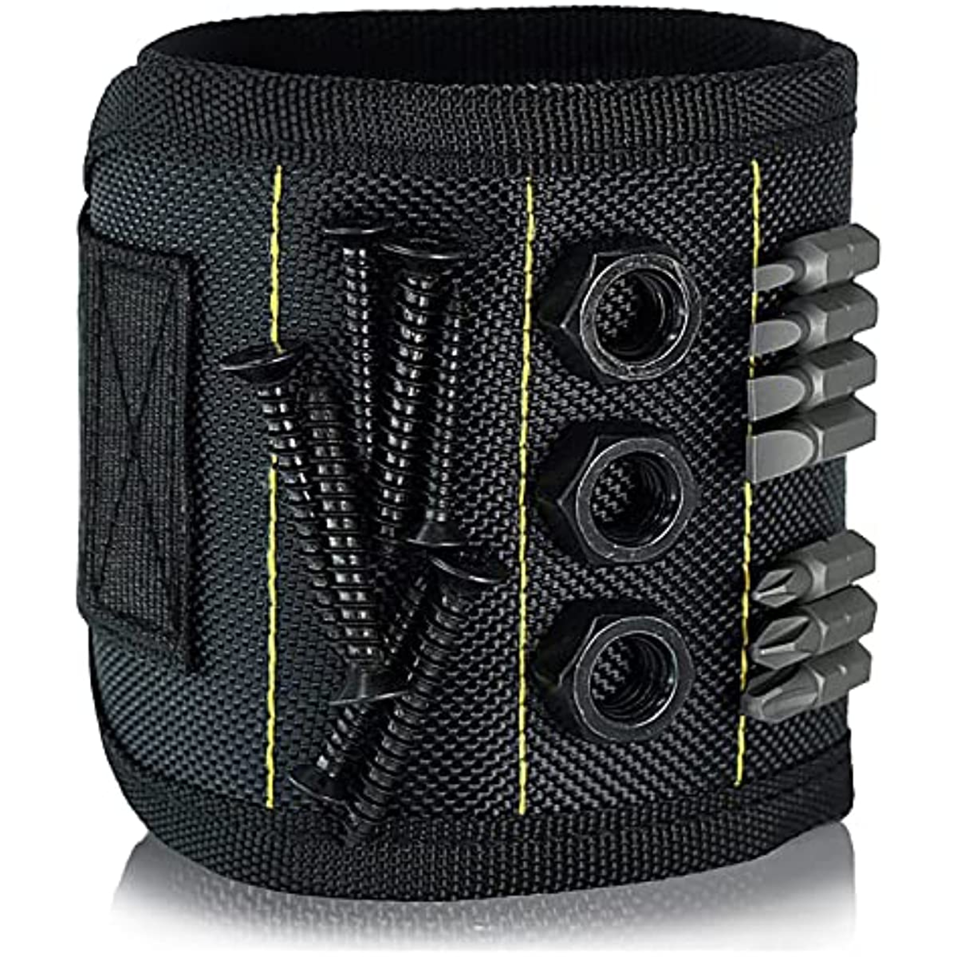 Magnetic Wristband Tool Holder Strong Magnetic Tool Belt for Screws Nails and Bits – view 5
