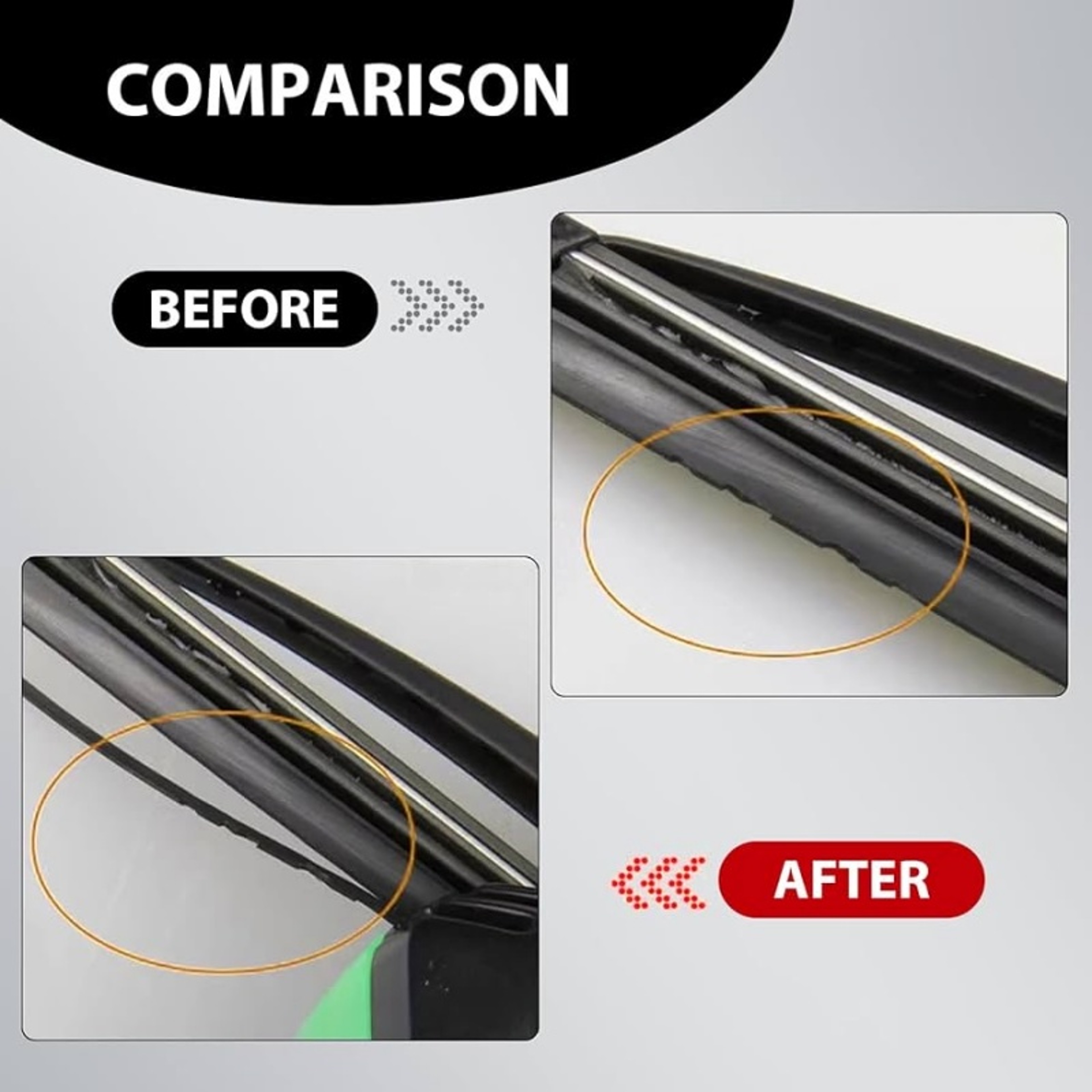 Universal Windshield Wiper Repair Tool Car Wiper Blade Restorer Rubber Cutter Trimmer 4