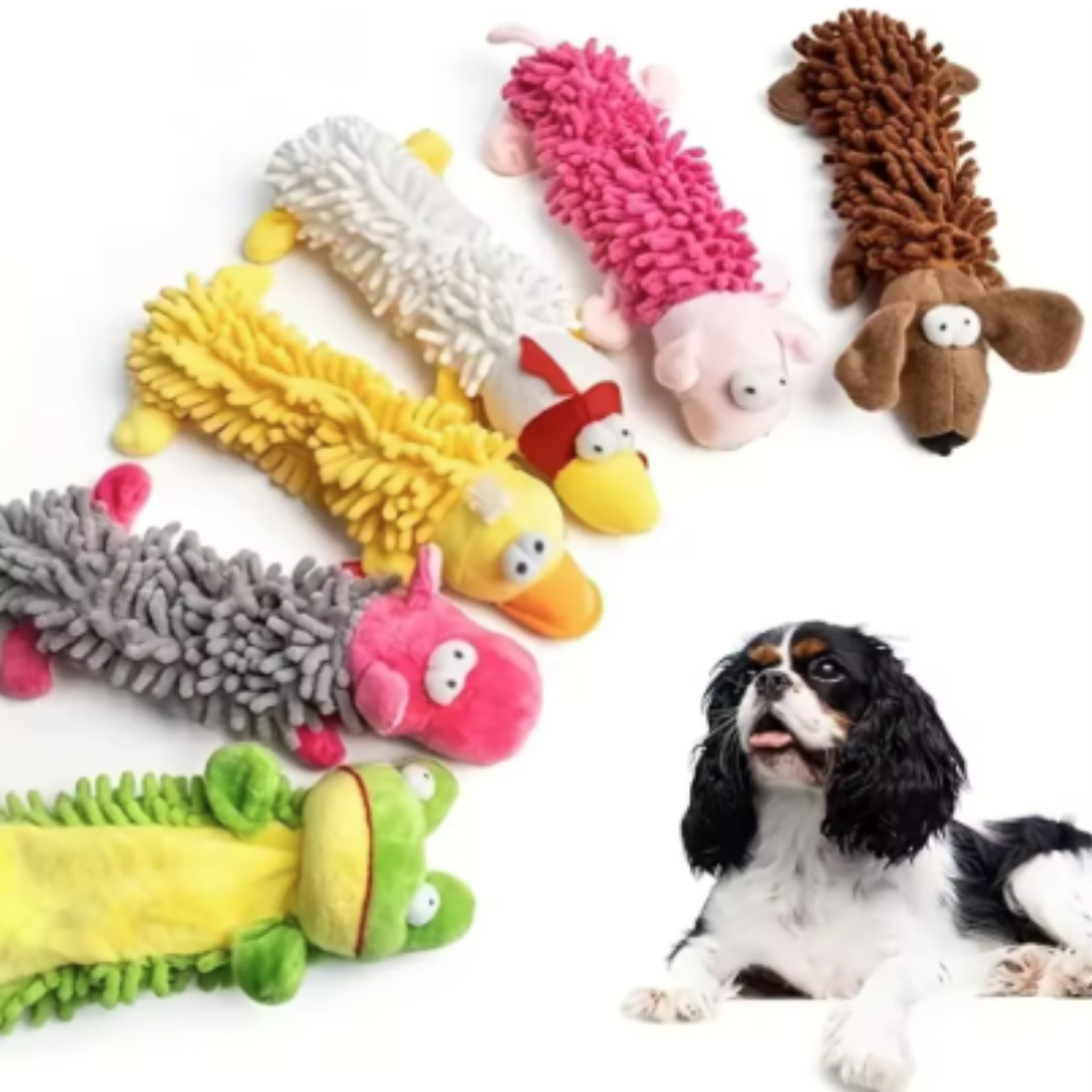 Soft Plush Squeaky Dog Toy for Small Dogs Durable Puppy Chew Toy – view 6