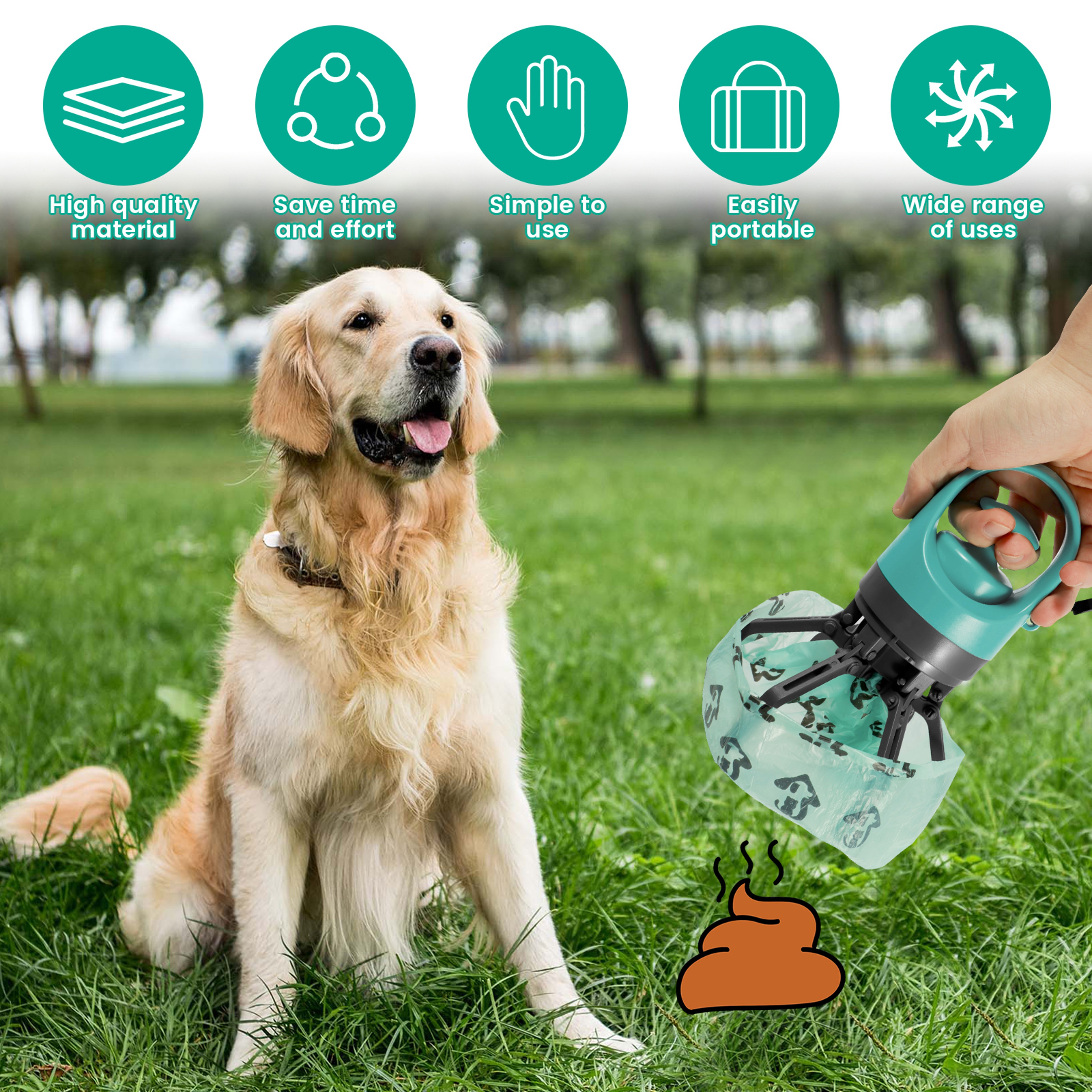 Portable Dog Toilet Waste Dispenser Outdoor Pet Cleanup Tool – view 5