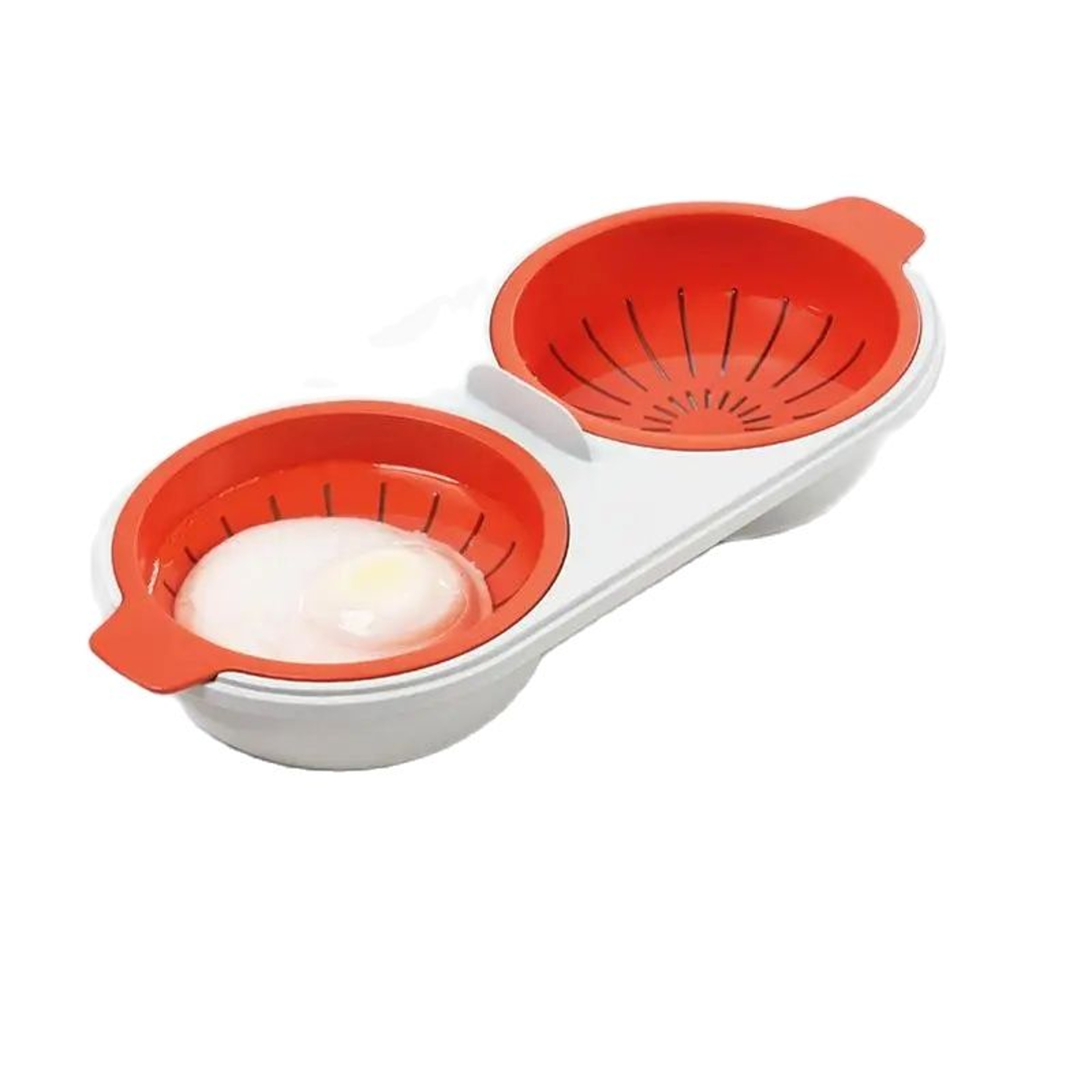 Microwave Egg Poacher Double Cup Fast Egg Cooker for Perfect Breakfasts – view 1