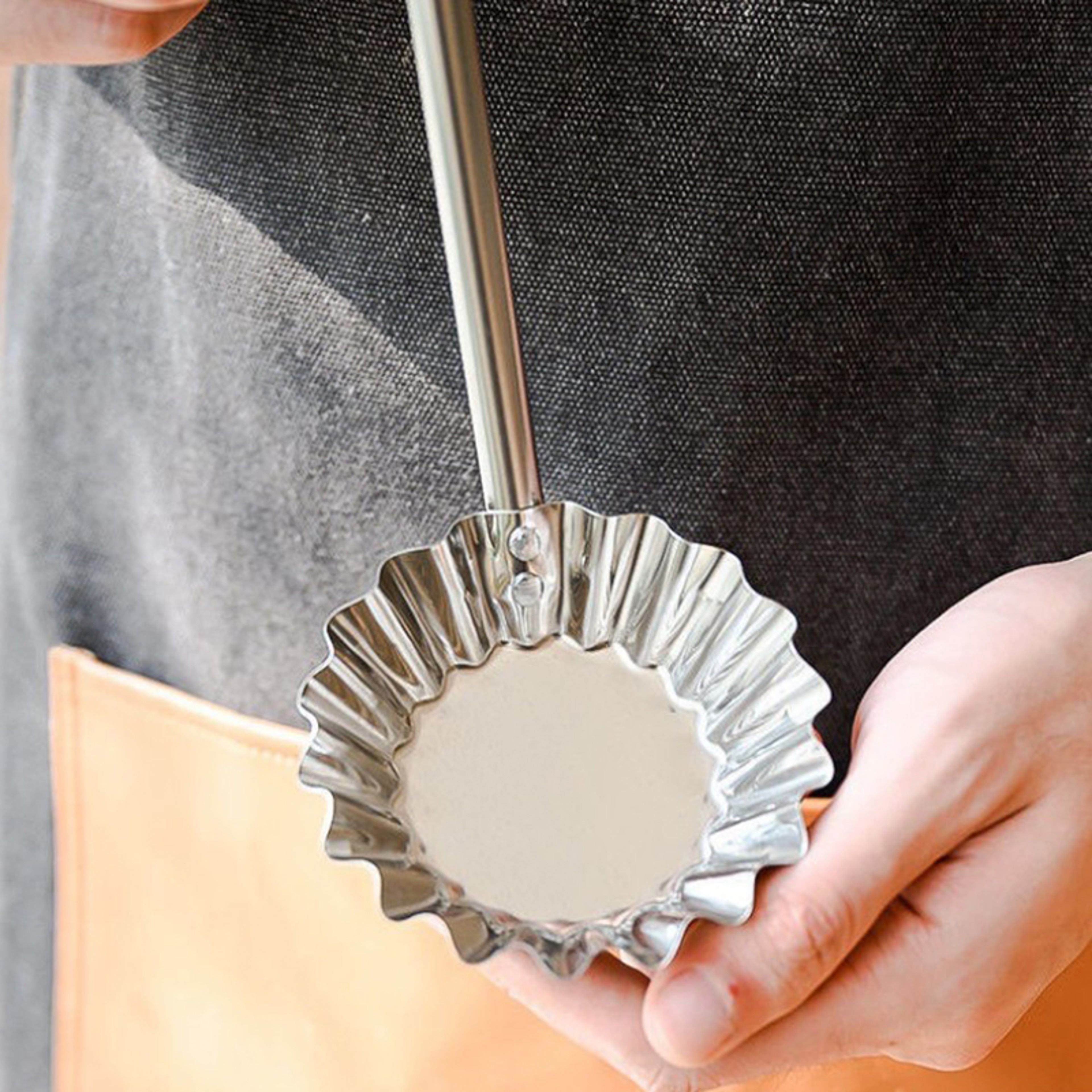 Stainless Steel Meatball Scoop Non Stick Pancake Batter Spoon Dumpling Maker Tool – view 2
