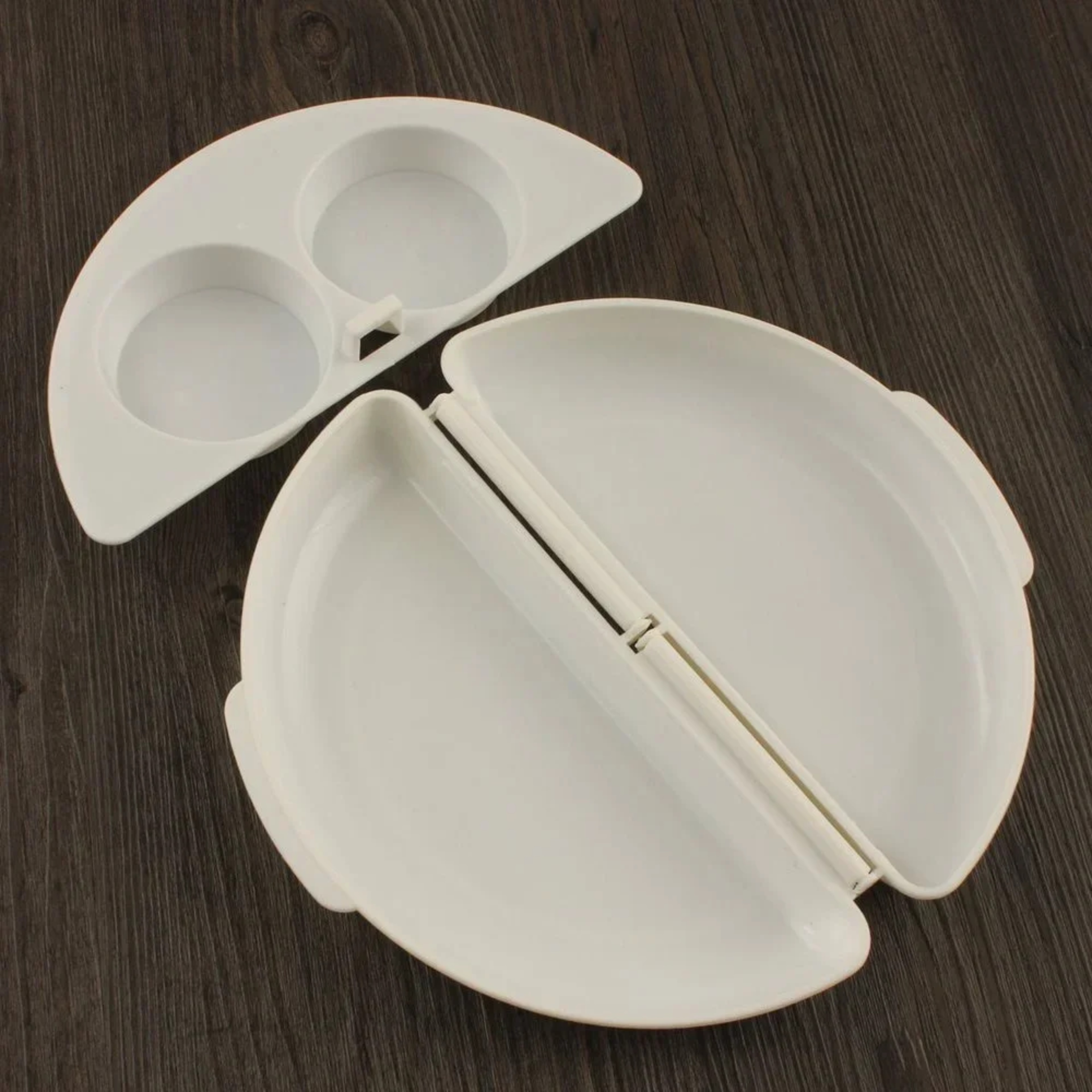 QuickChef Microwave Omelette Maker Silicone Egg Poacher Tray – view 5