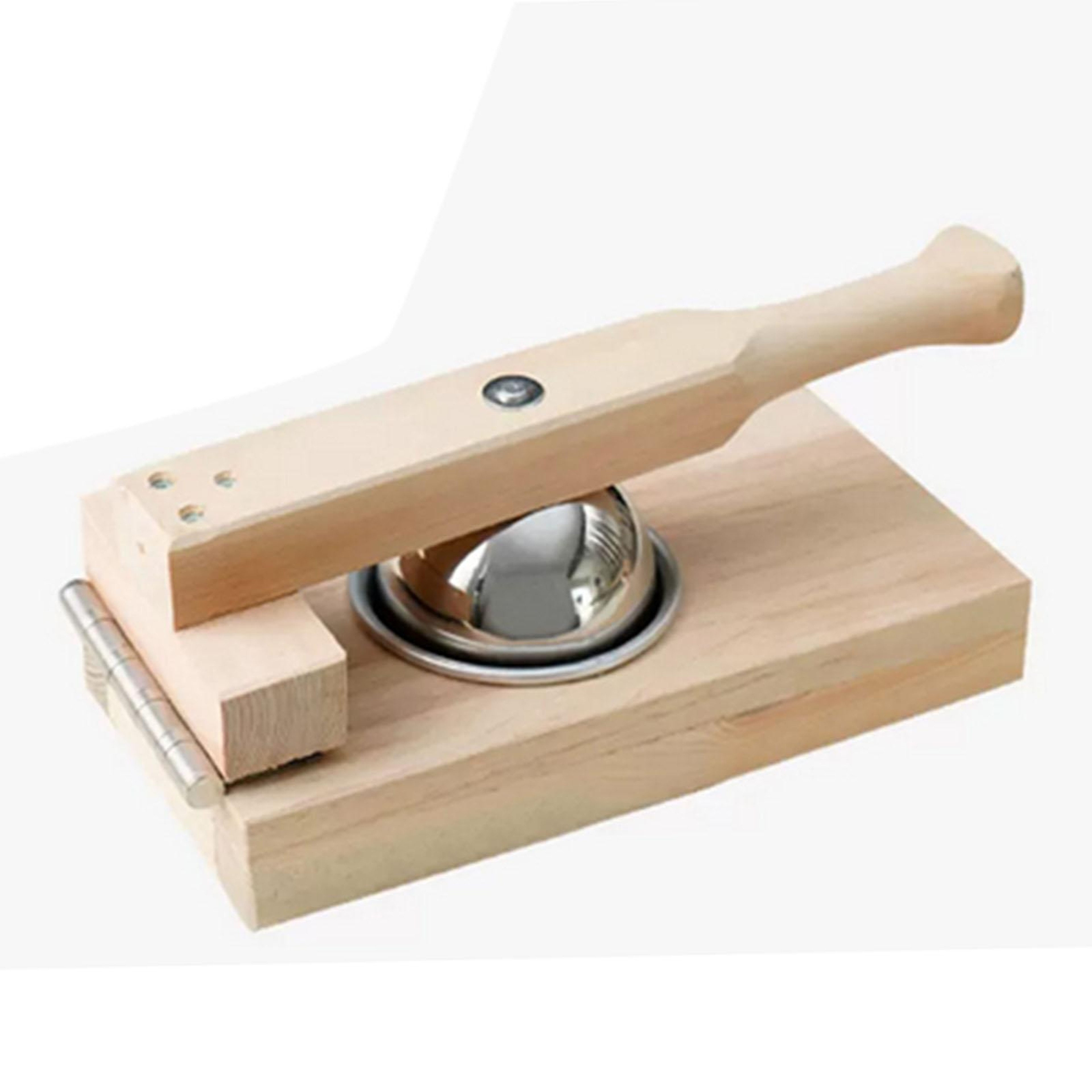 Multi-Use Mochi Maker Dumpling Wrapper Tool Wooden Pastry Press for Perfect Homemade Treats – view 3