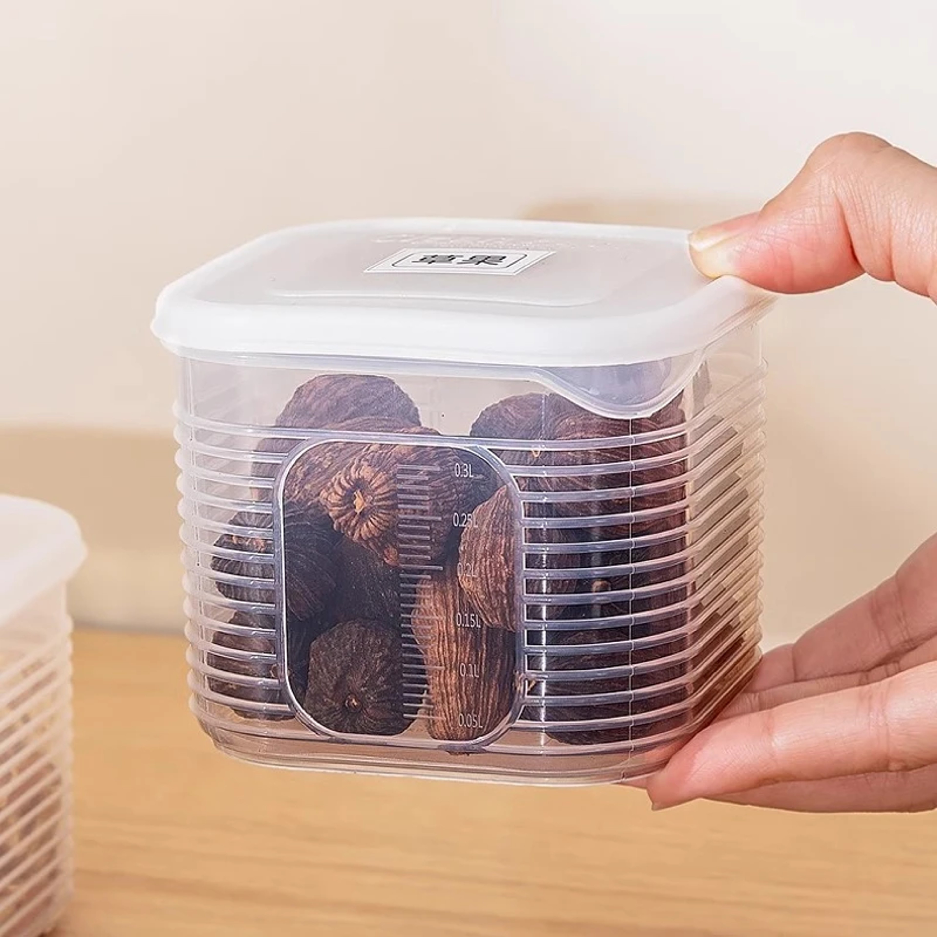 FreshLock Grid Food Storage Container for Fridge Organization Vegetable Fresh Keeping – view 5