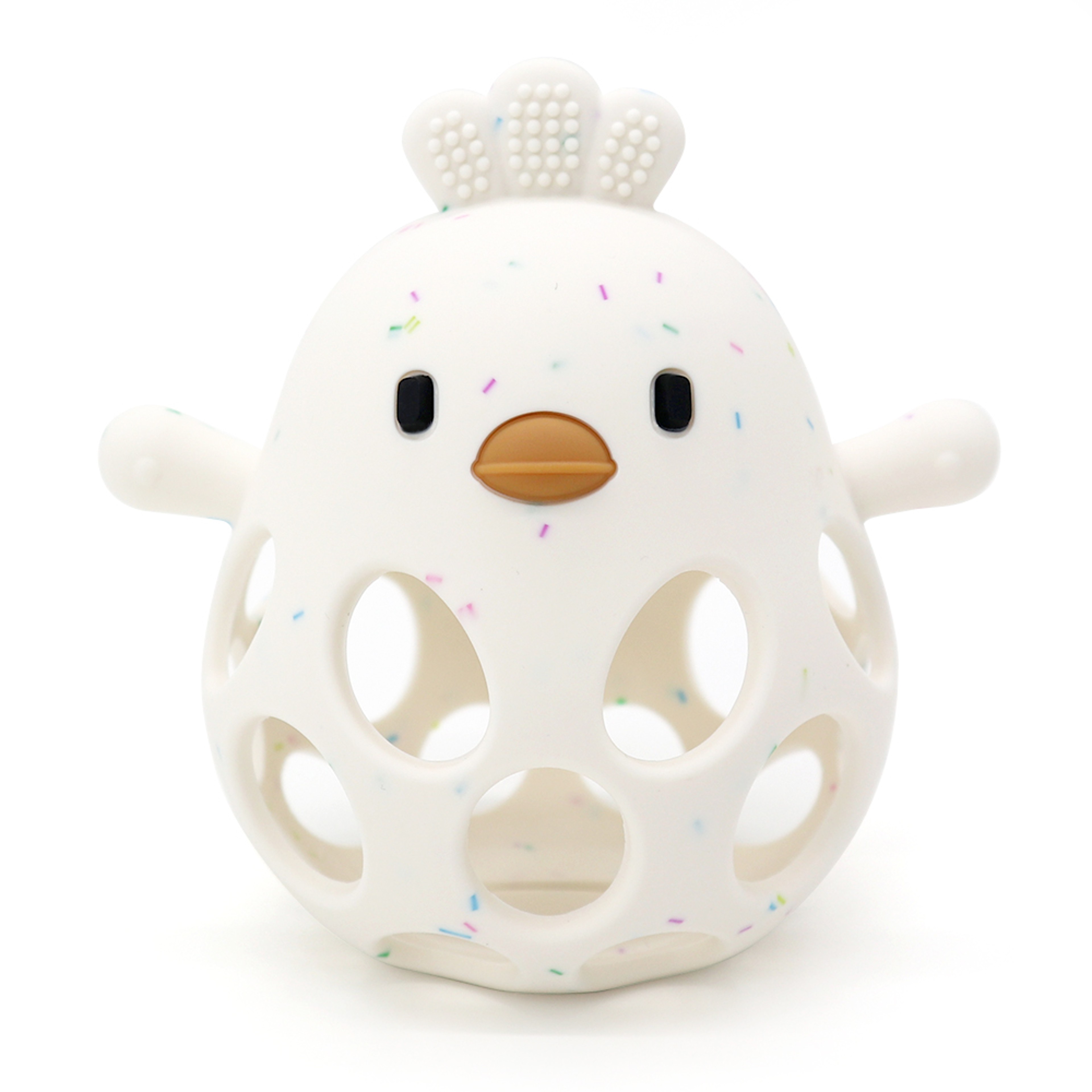 Cartoon Chick Shape Baby Toys, Chewing Training Baby Products, Baby Silicone Teether Toys – view 7